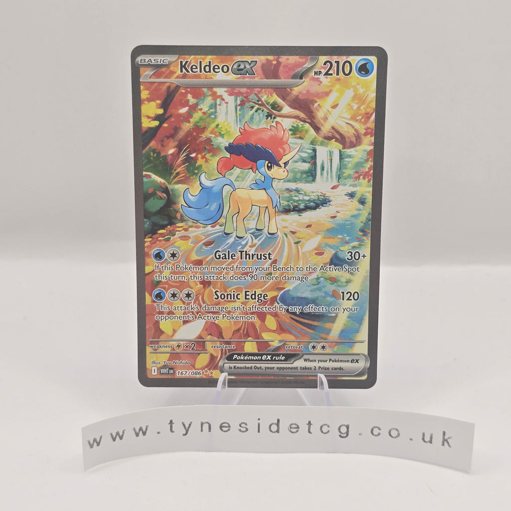 Keldeo ex 167/086 - White Flare (English Single)