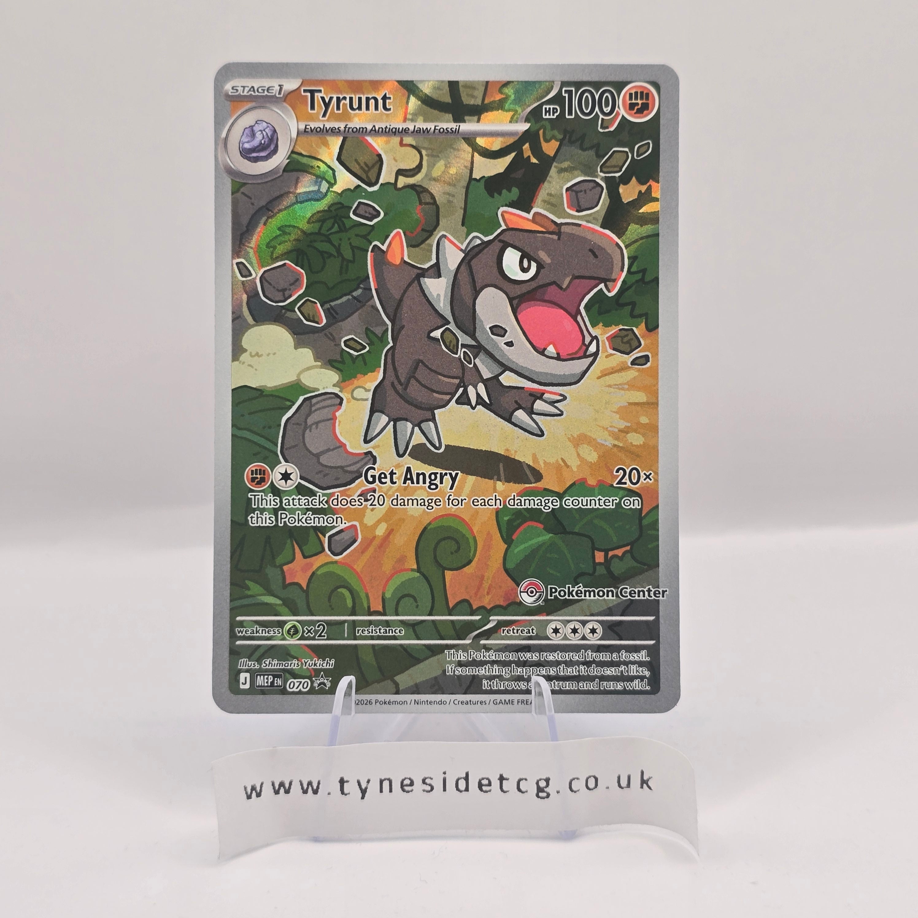 Tyrunt MEP070 – Mega Evolutions Promo (PC STAMPED) (English Single)