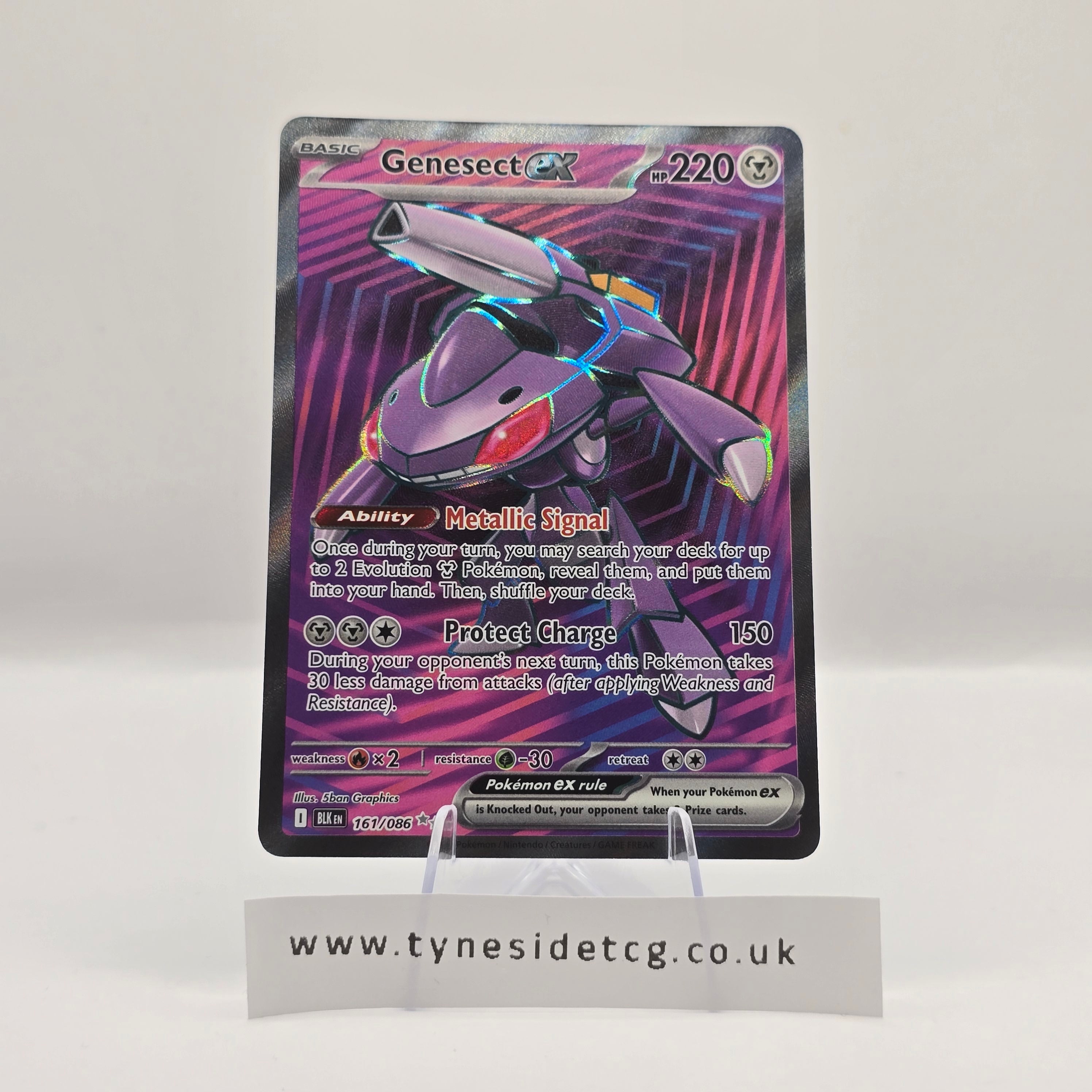 Genesect ex 161/086 – Black Bolt (English Single)