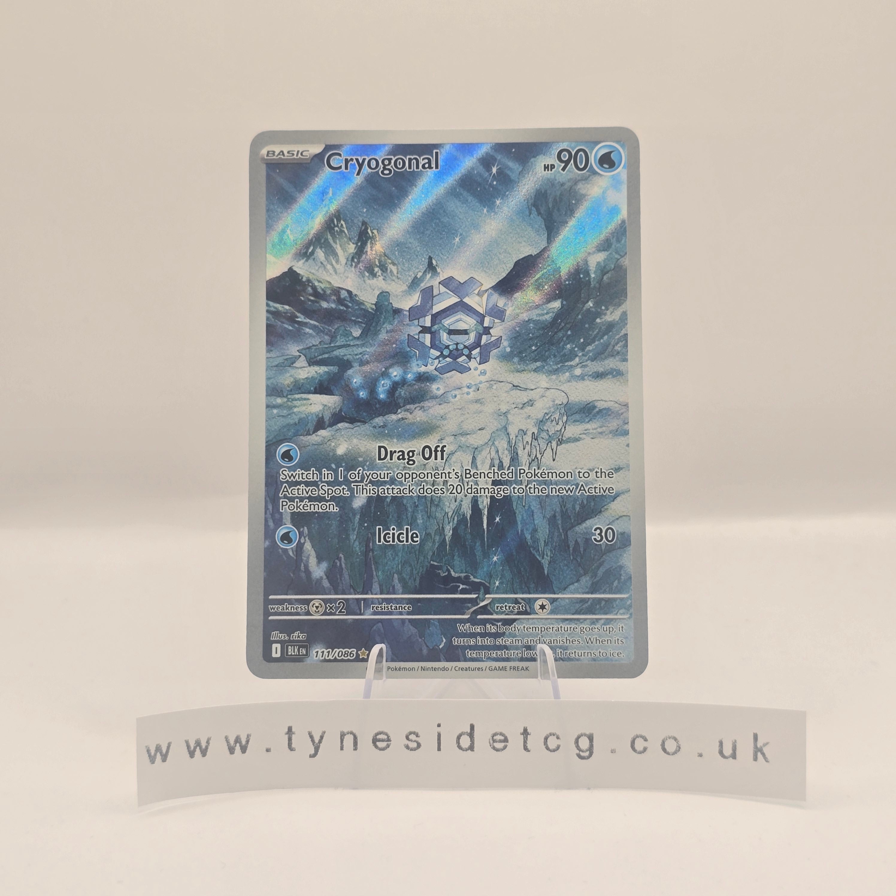 Cryogonal 111/086 - Black Bolt (English Single)