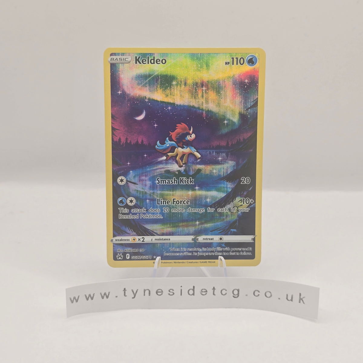 Keldeo GG07/GG70 - Crown Zenith (English Single)