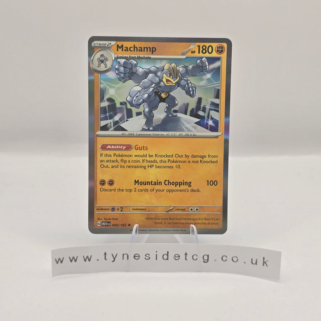 Machamp (Holo) 068/165 - Scarlet & Violet 151 (English Single)