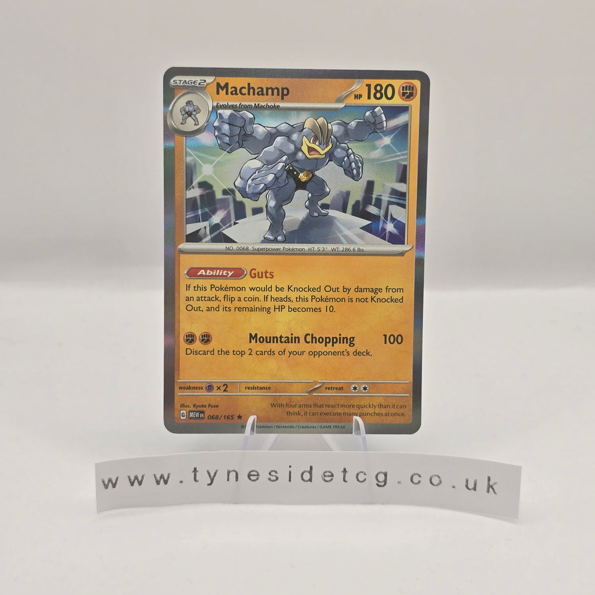 Machamp (Holo) 068/165 - Scarlet & Violet 151 (English Single)
