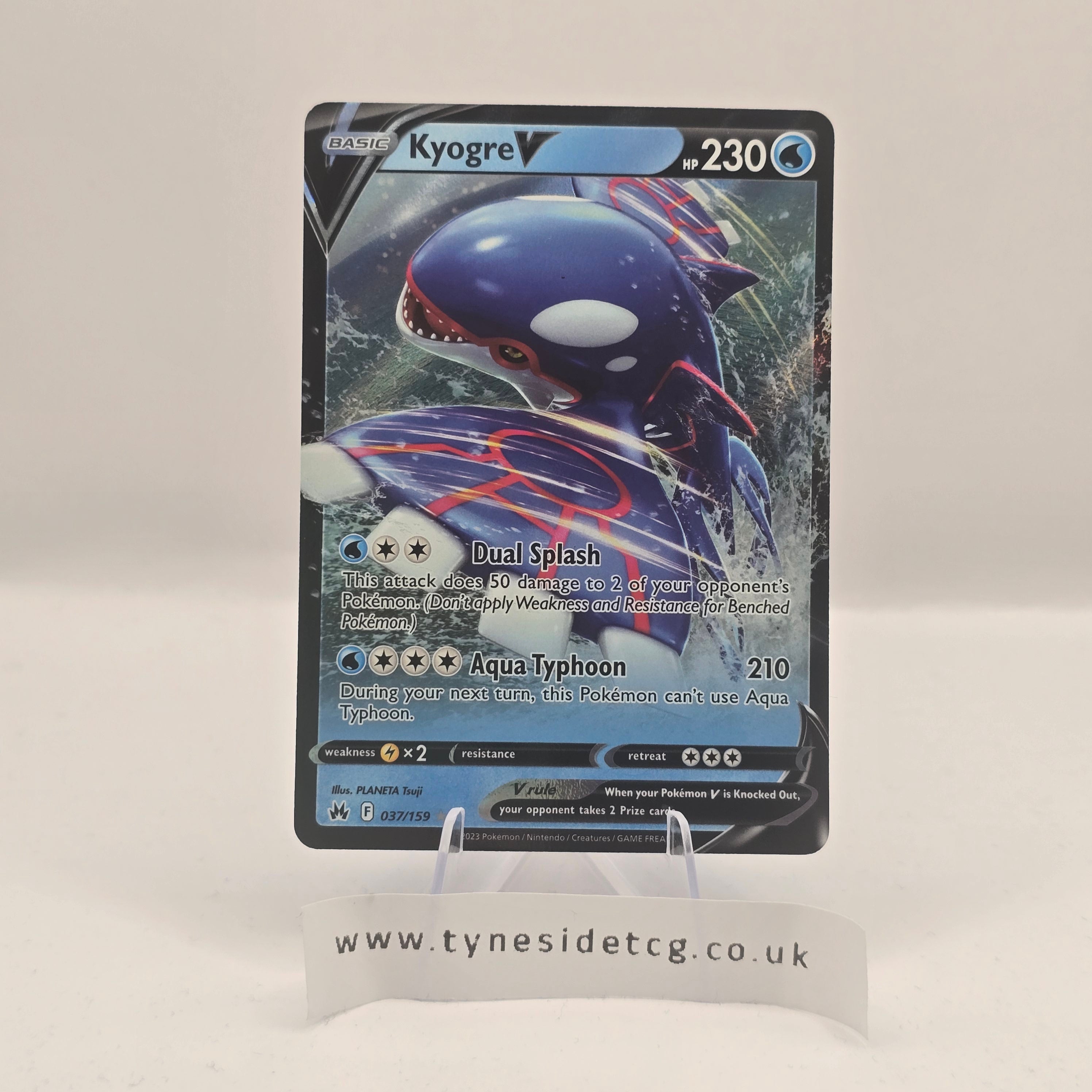 Kyogre V 037/159 – Crown Zenith (English Single)