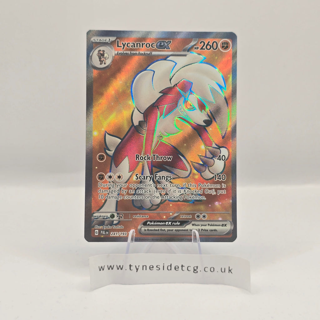 Lycanroc EX 241/193 – Paldea Evolved (English Single)