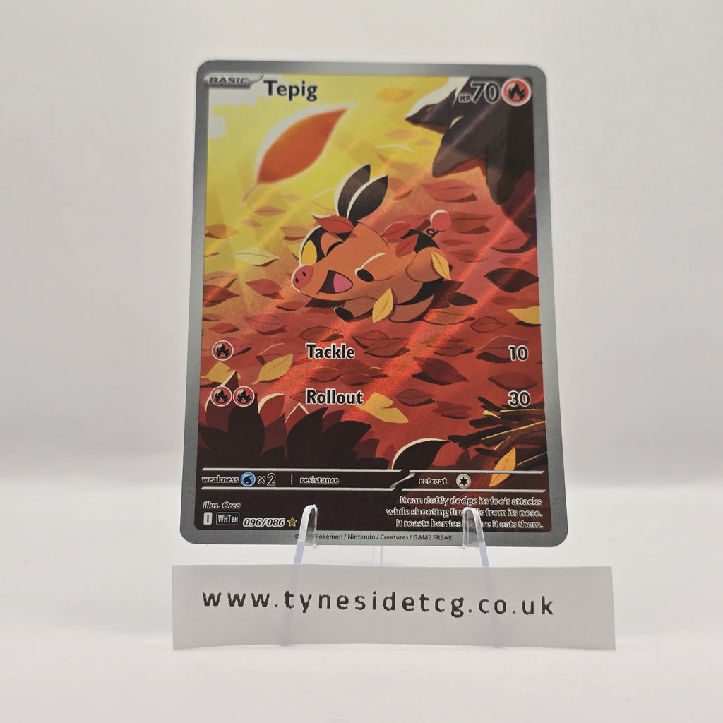 Tepig 096/086 – White Flare (English Single)