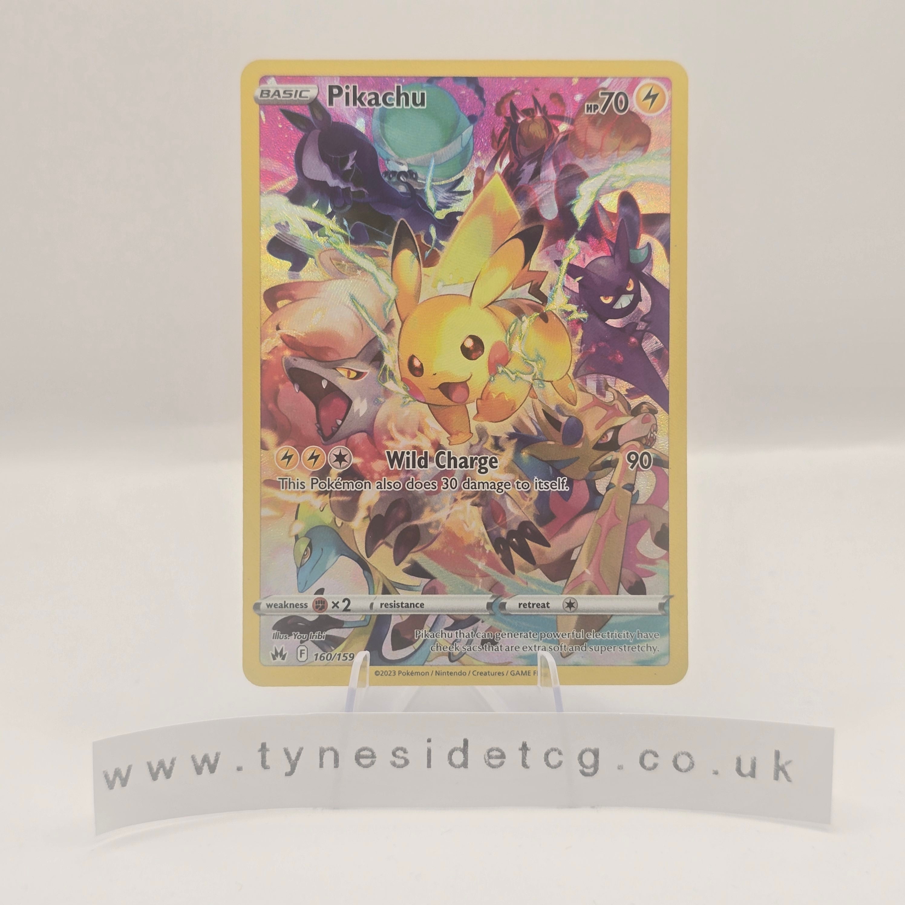 Pikachu 160/159 - Crown Zenith (English Single)