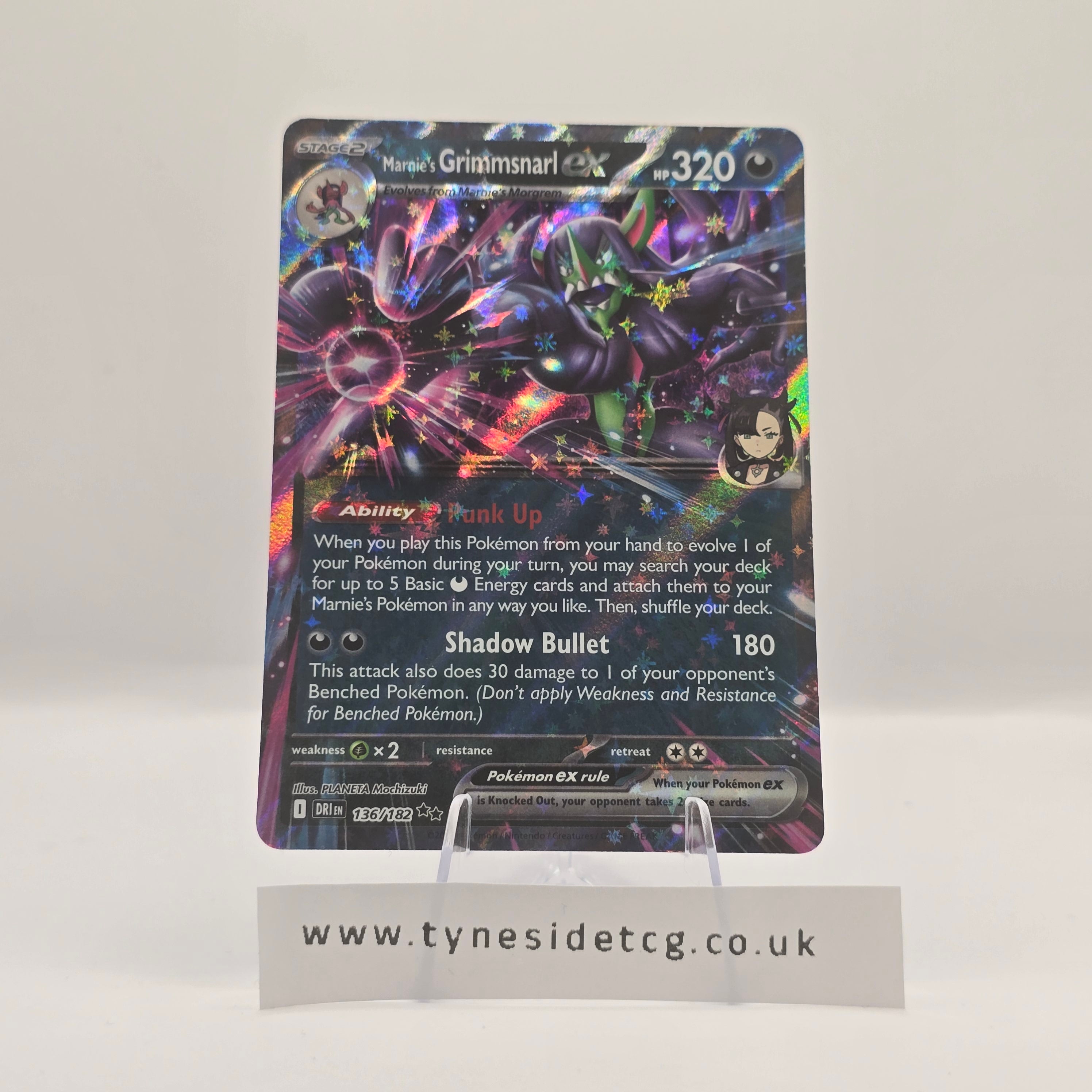 Marnie’s Grimmsnarl ex 136/182 – Destined Rivals (English Single)