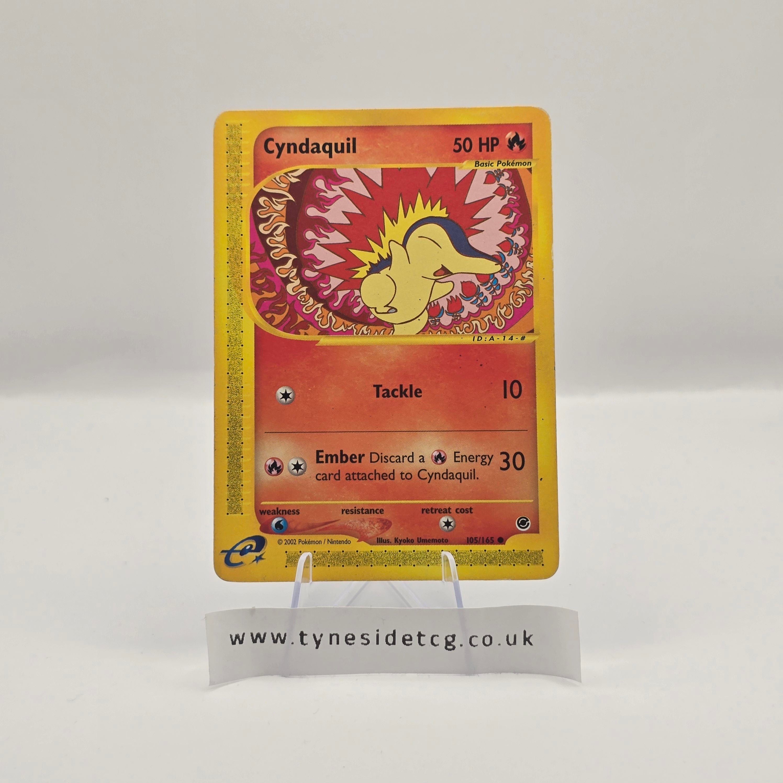 Cyndaquil 105/165 – Expedition (Heavily Played, English Single)