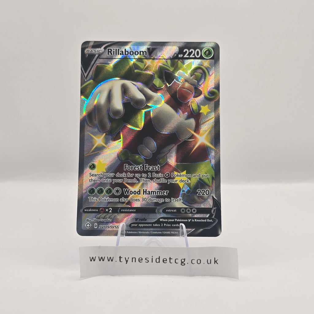 Rillaboom V SV105/SV122 – Shining Fates (English Single)