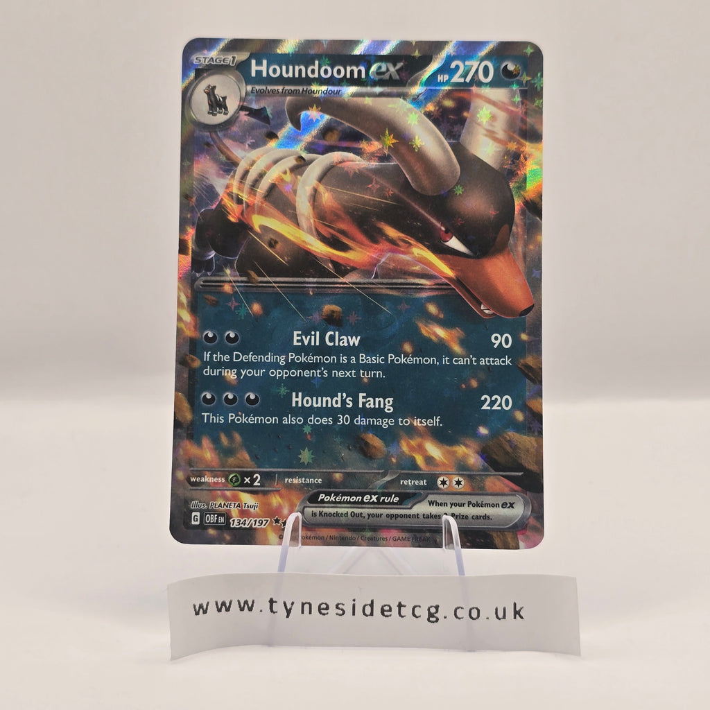 Houndoom EX 134/197 – Obsidian Flames (English Single)
