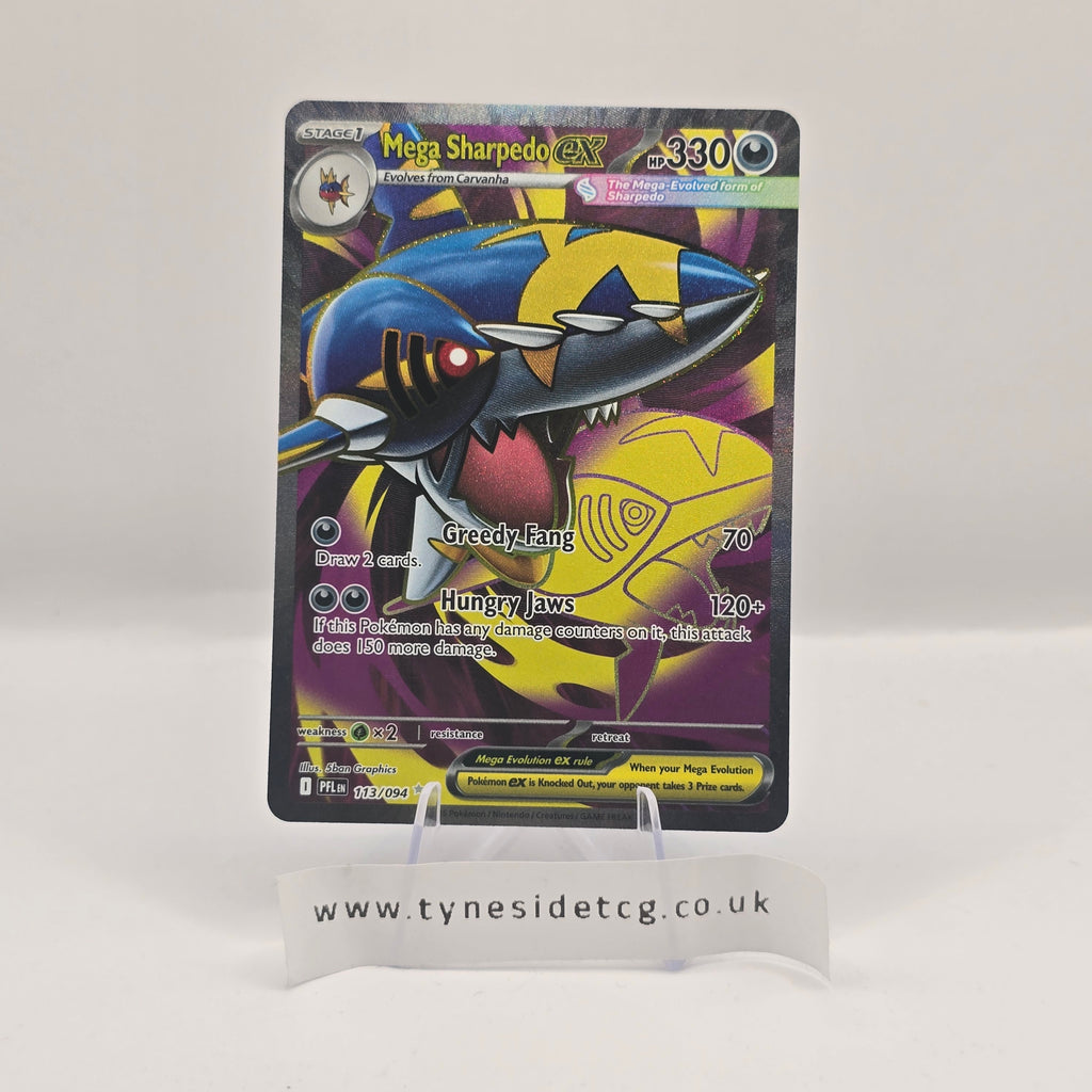 Mega Sharpedo EX 113/094 – Phantasmal Flames (English Single)