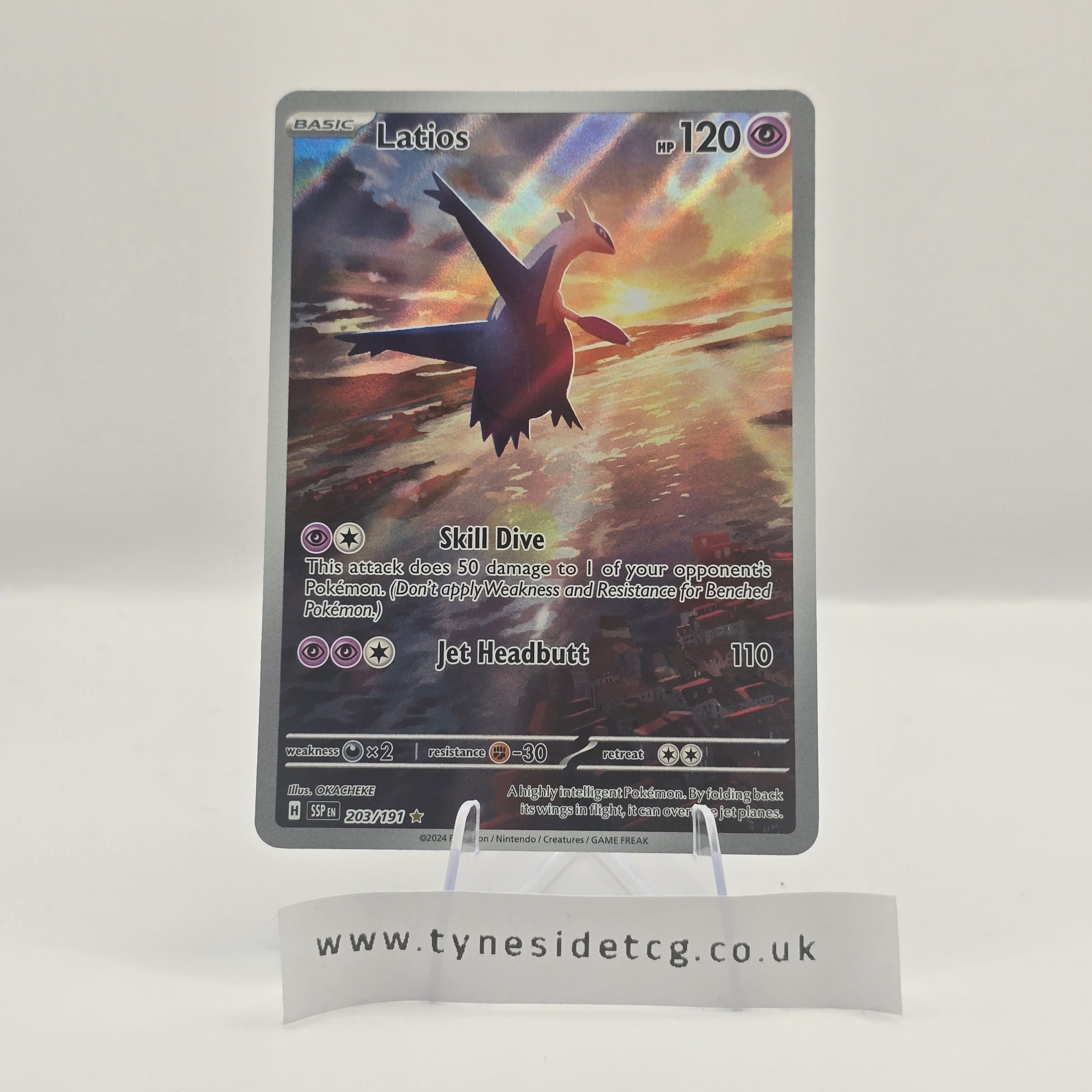 Latios 203/191 – Surging Sparks (English Single)