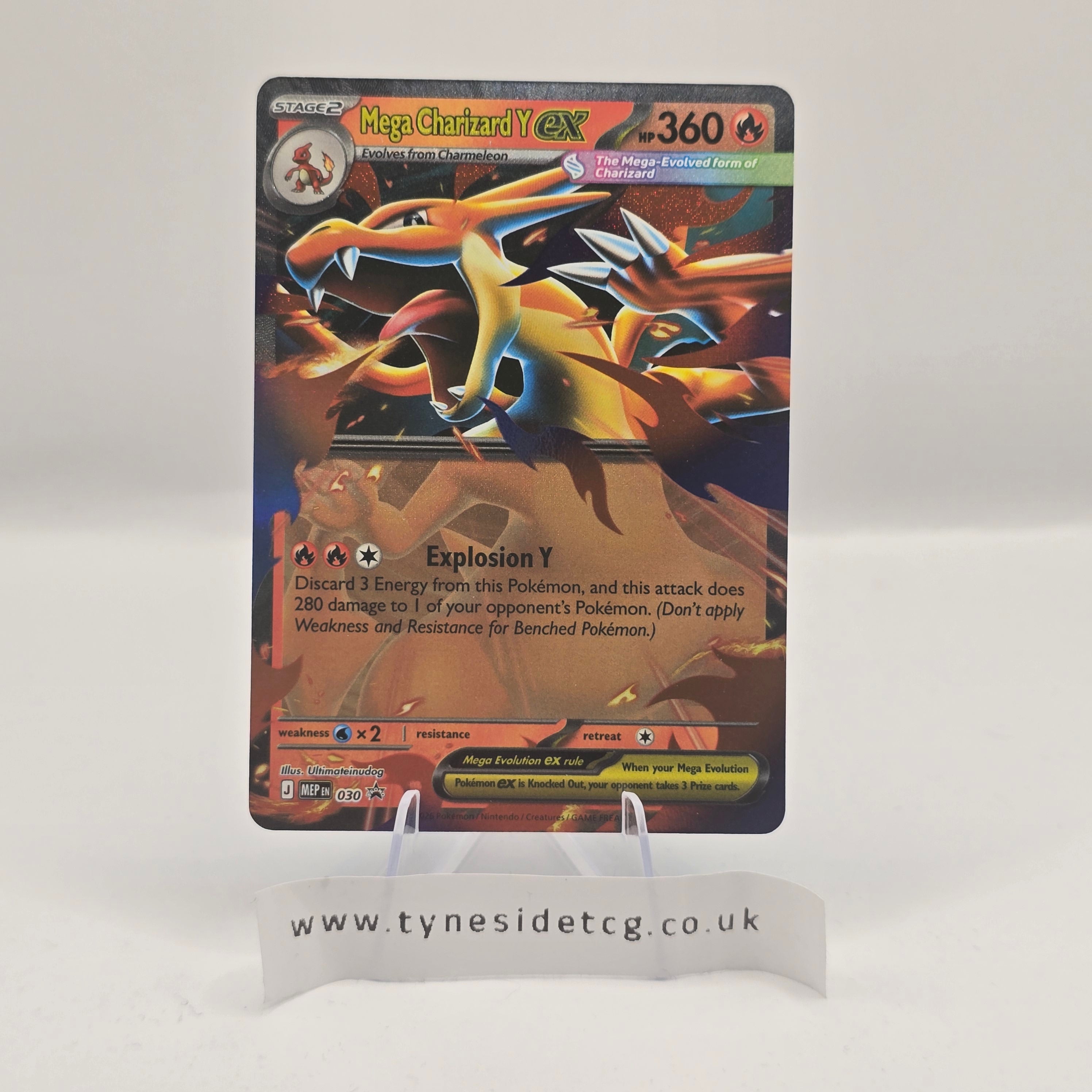 Mega Charizard Y EX MEP030 – Promo (English Single)