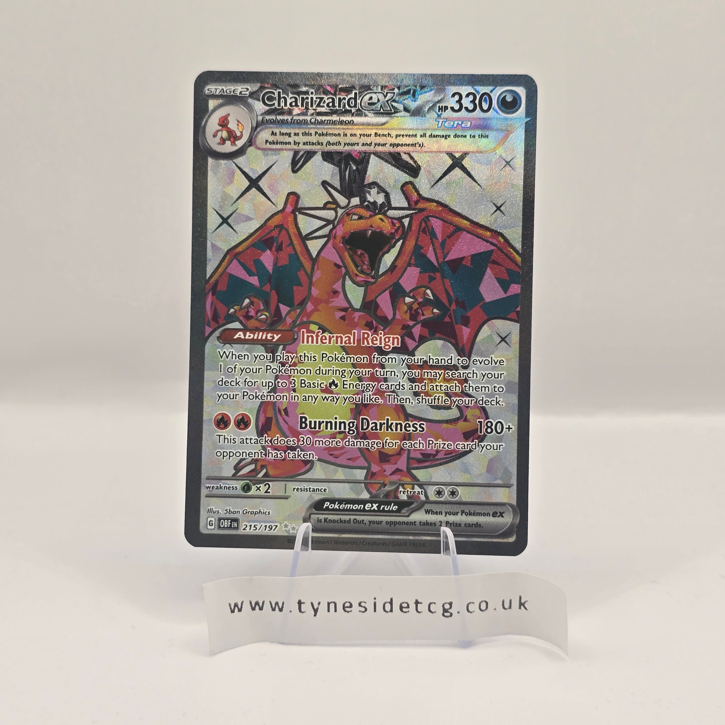 Charizard EX 215/197 – Obsidian Flames (English Single)