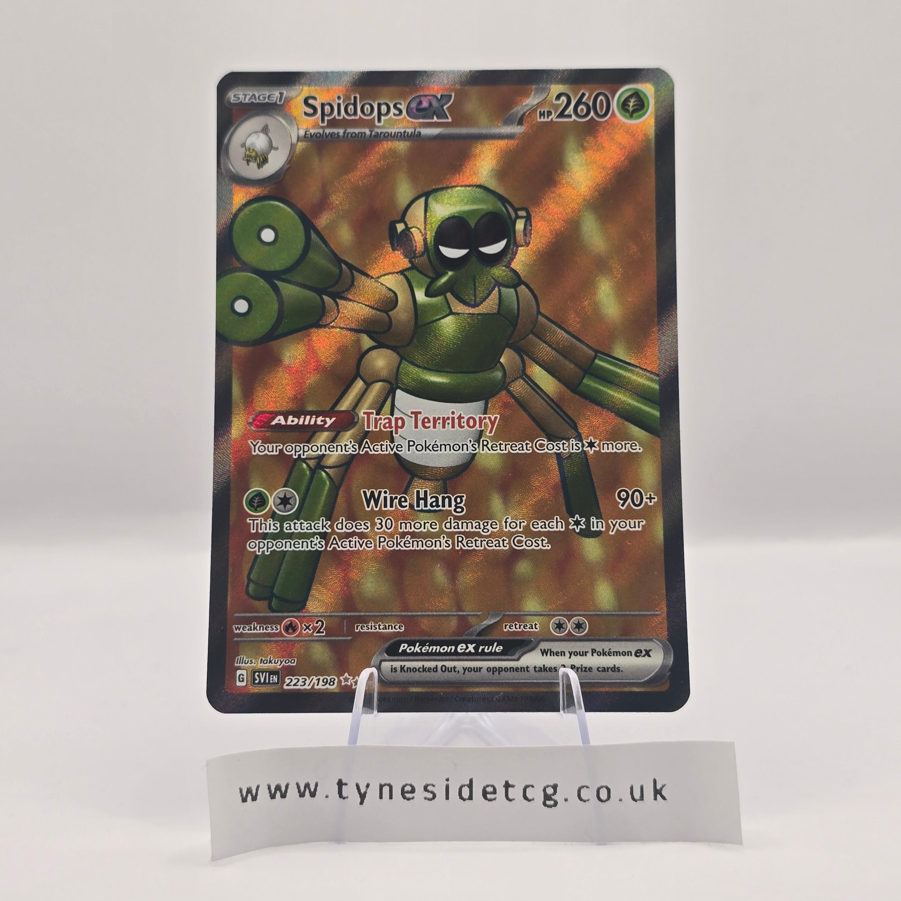 Spidops EX 223/198 – Scarlet & Violet Base (English Single)