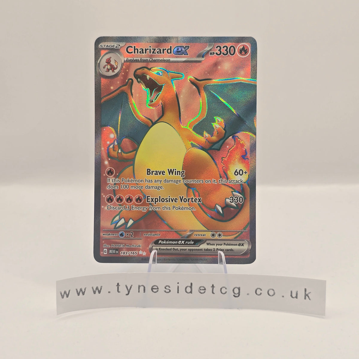 Charizard ex 183/165 - Scarlet & Violet 151 (English Single)