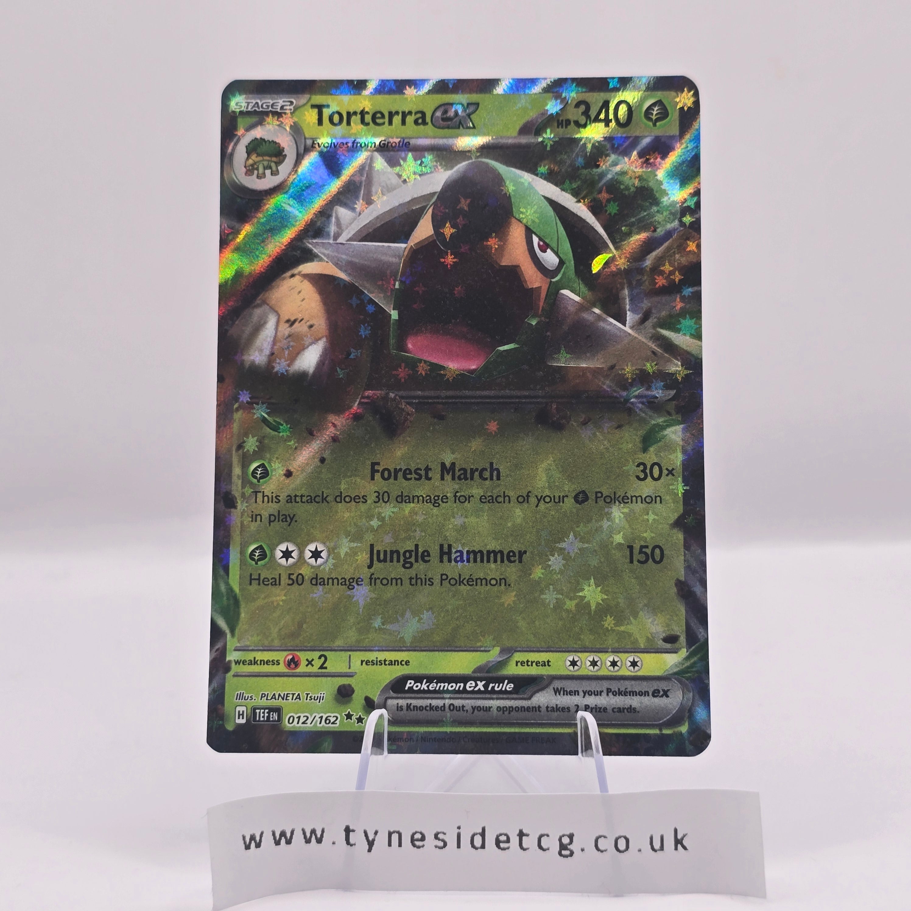 Torterra EX 012/162 – Temporal Forces (English Single)