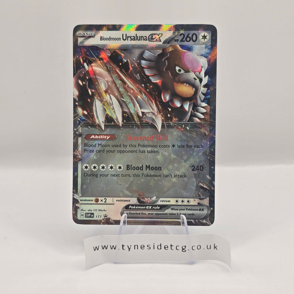 Bloodmoon Ursaluna ex SVP177 – Scarlet & Violet Promo (English Single)
