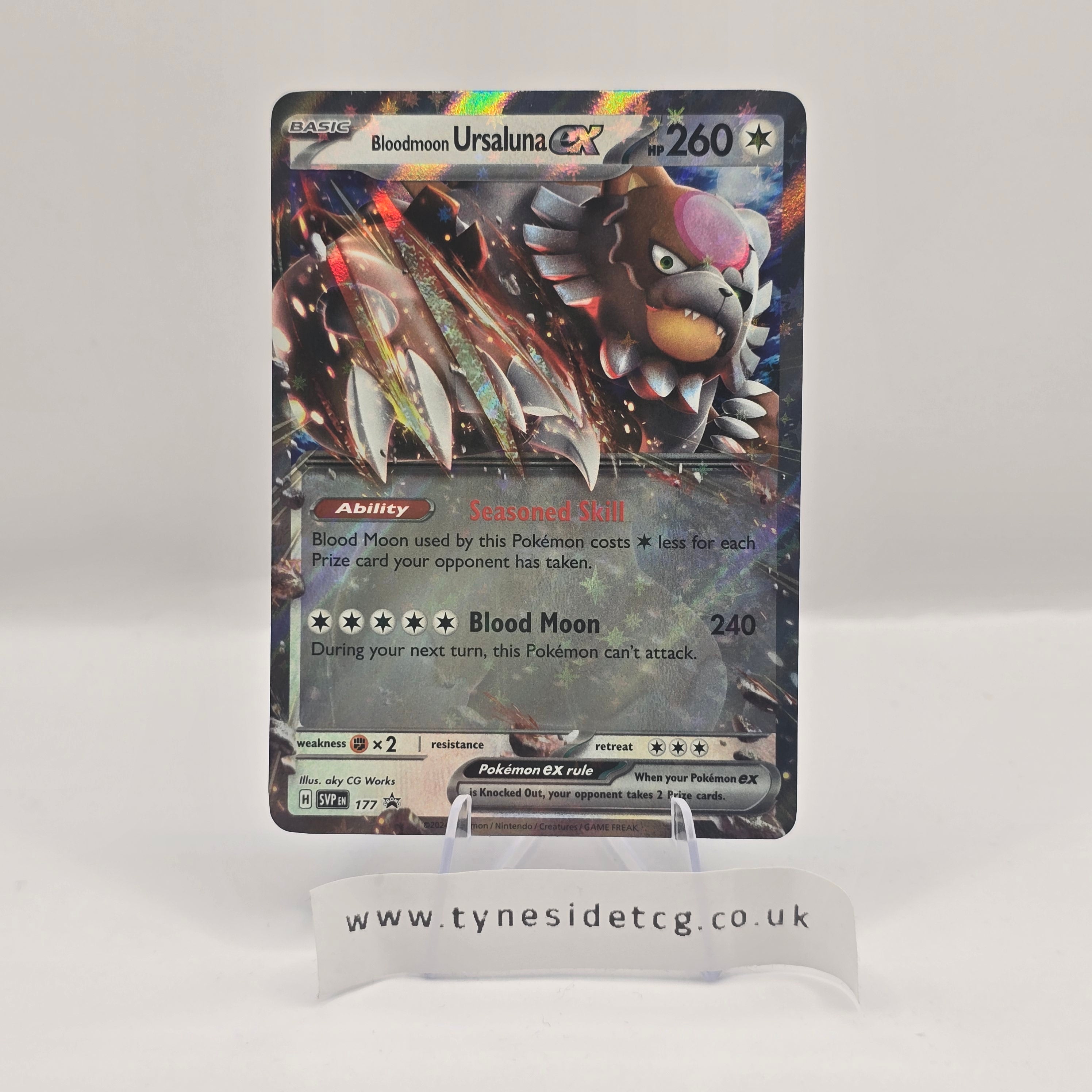 Bloodmoon Ursaluna ex SVP177 – Scarlet & Violet Promo (English Single)