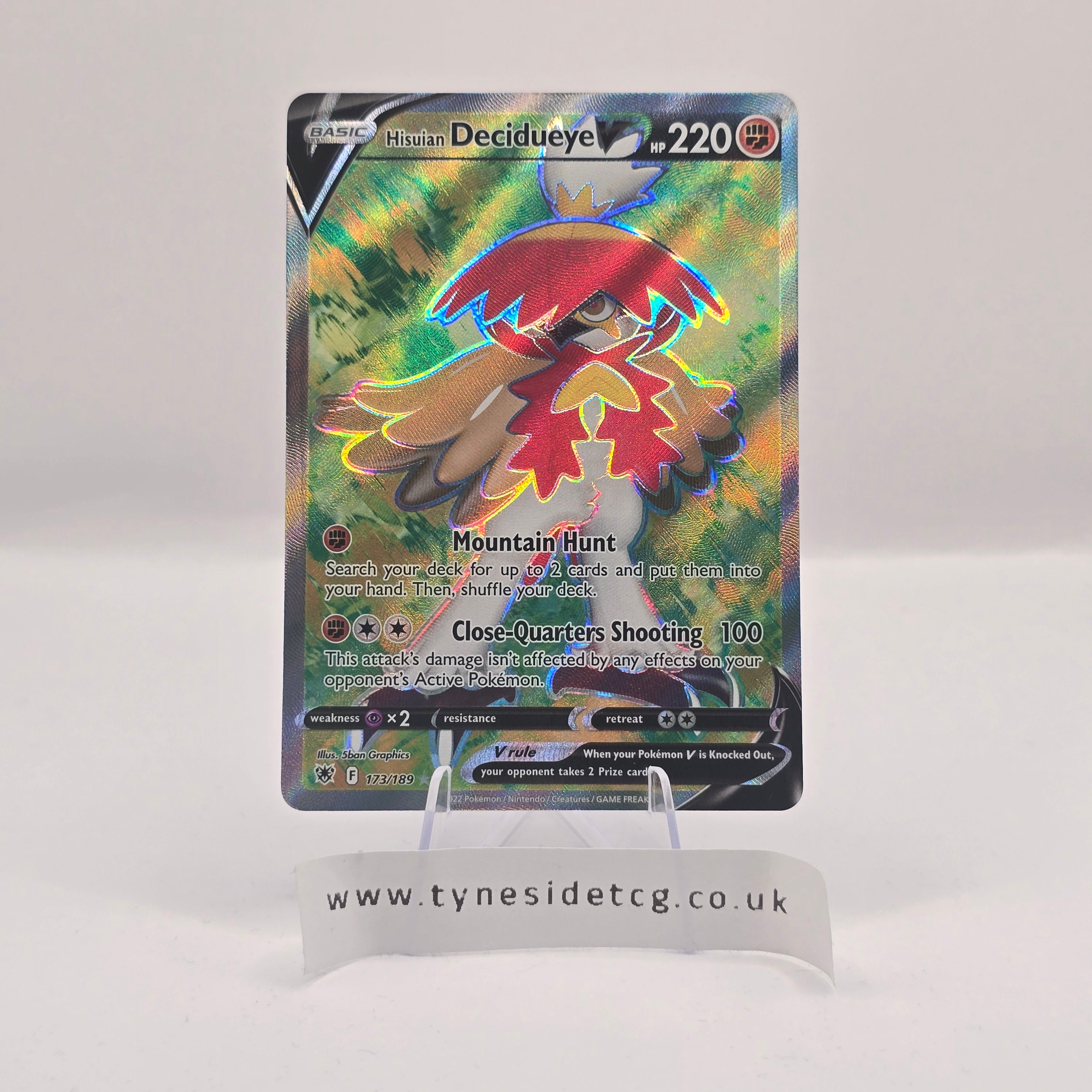 Hisuian Decidueye V 173/189 – Astral Radiance (English Single)