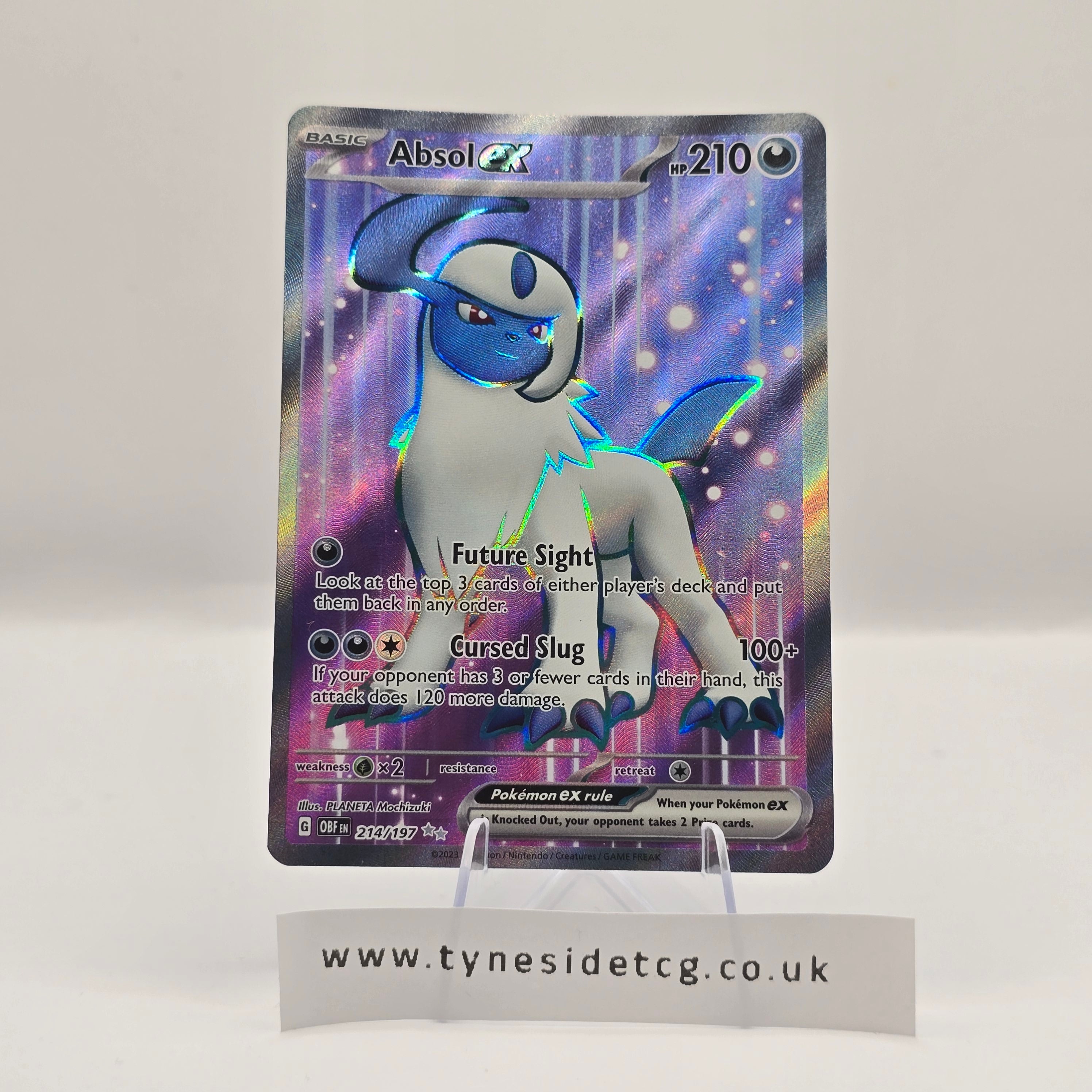 Absol ex 214/197 – Obsidian Flames (English Pokémon TCG Single