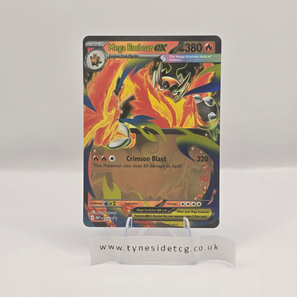 Mega Emboar ex MEP035 - Mega Evolutions Promos (English Pokemon TCG Single)