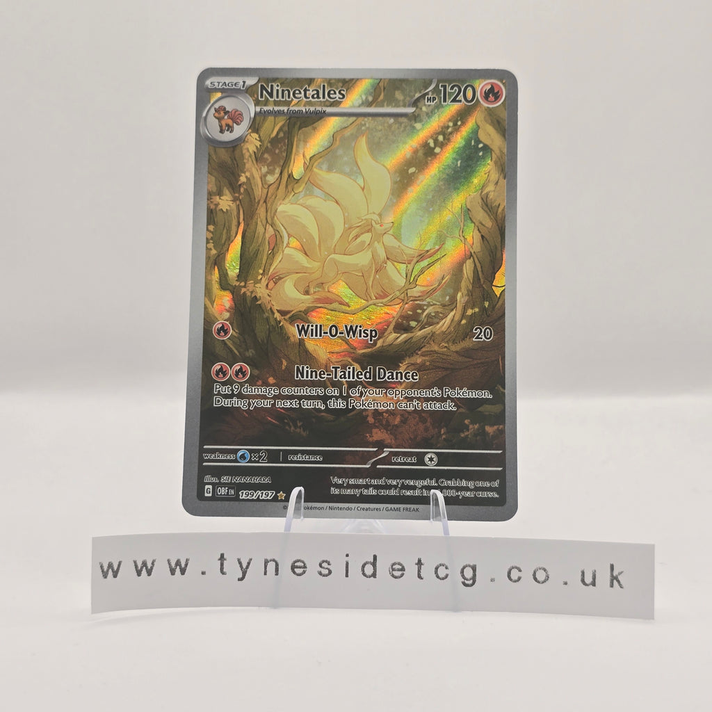 Ninetales 199/197 - Obsidian Flames (English Single)