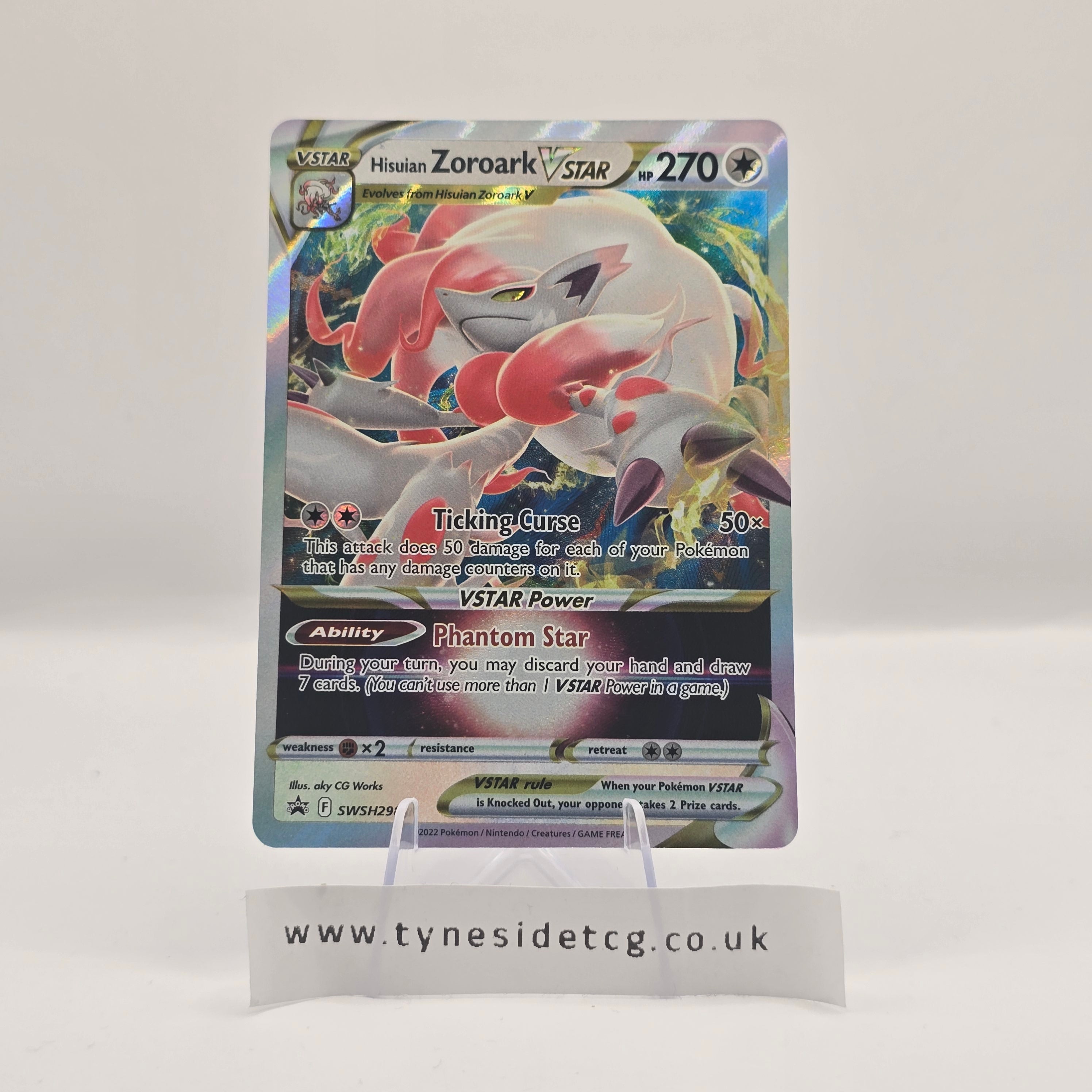 Hisuian Zoroark VSTAR SWSH298 – Promo (English Single)