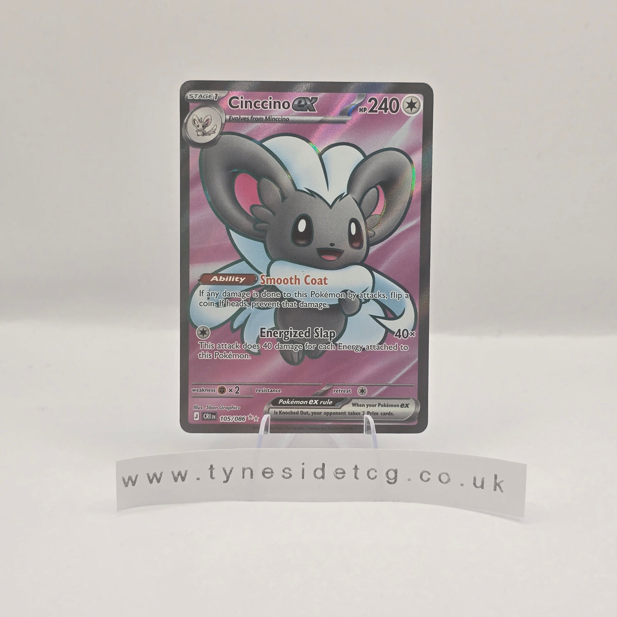 Cinccino ex 105/086 - Chaos Rising (English Single)