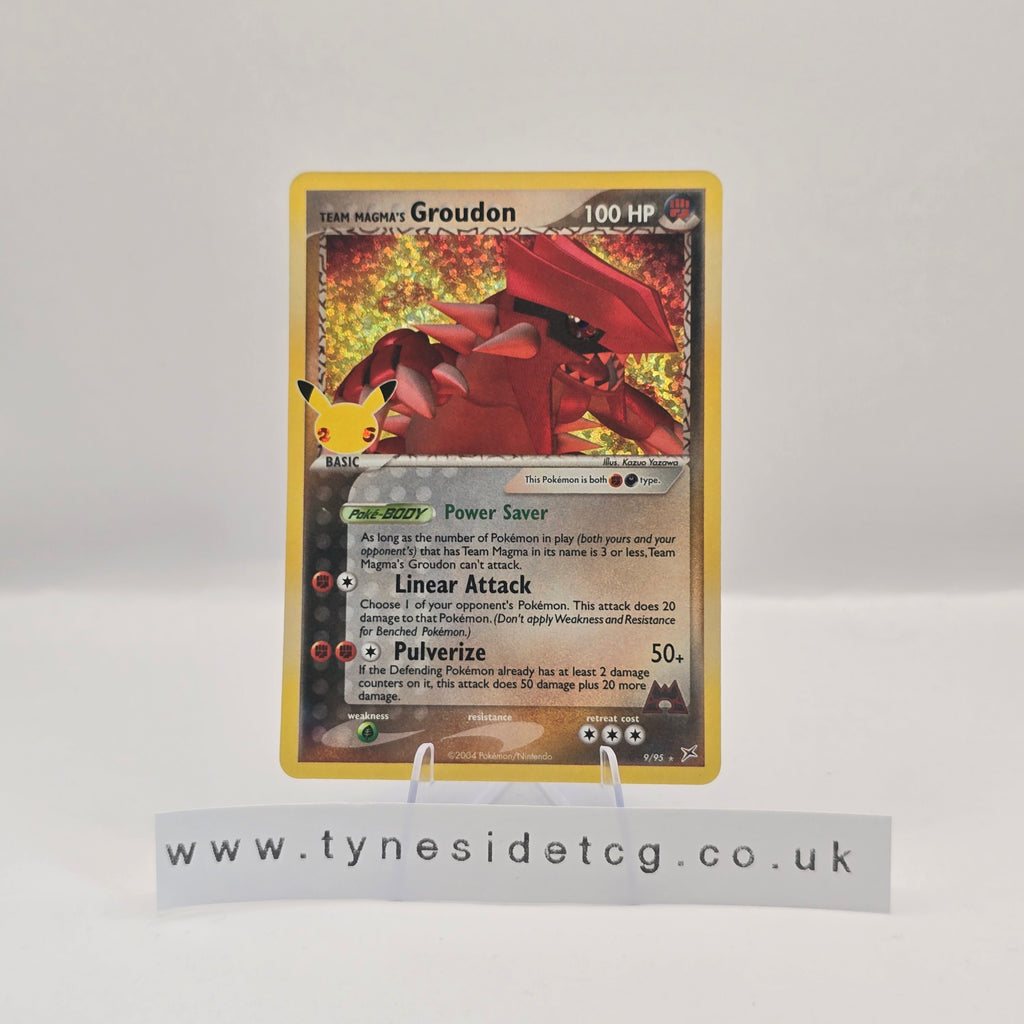Team Magma's Groudon 9/95 - Celebrations (English Single)