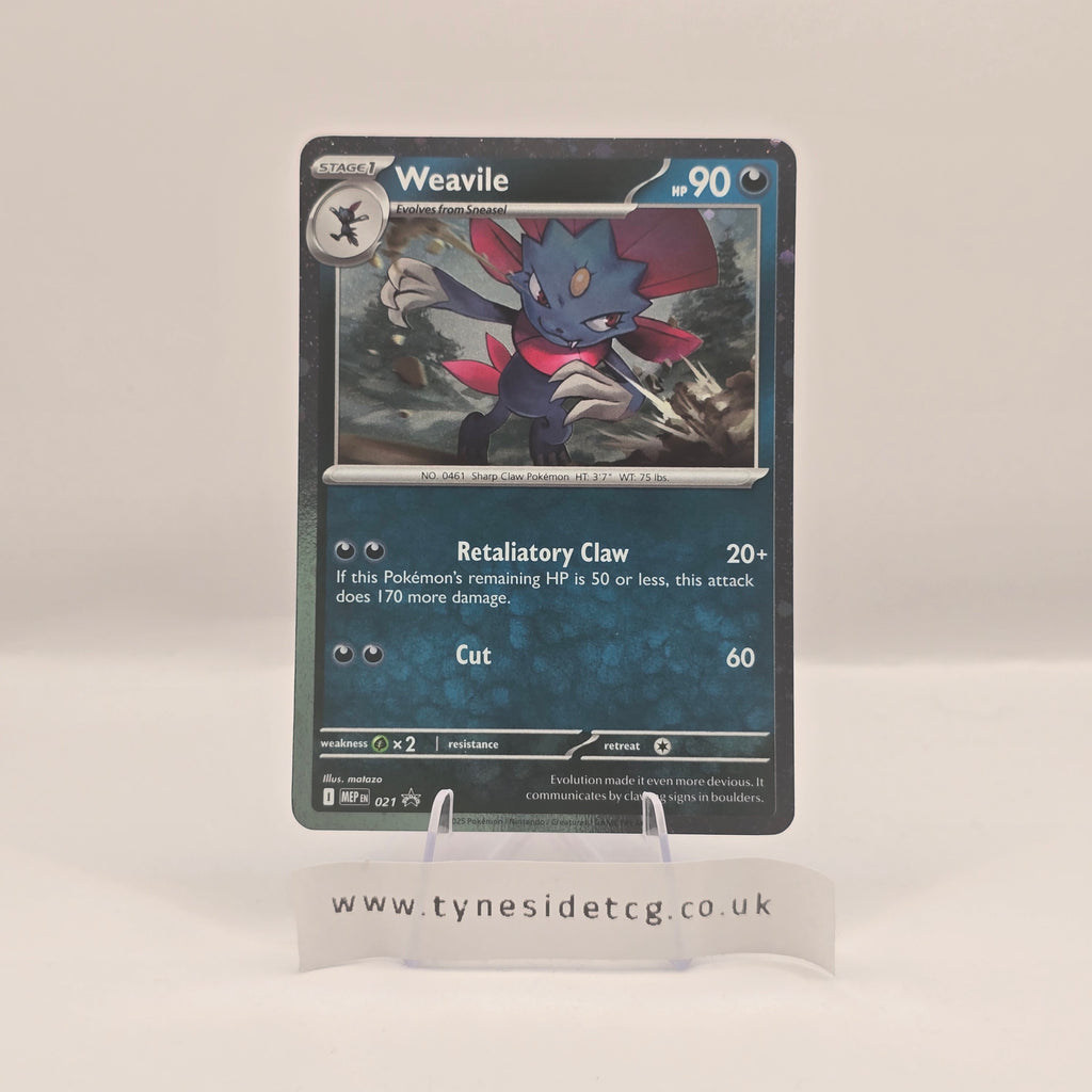 Weavile MEP021 - Mega Evolutions Promos (English Pokemon TCG Single)