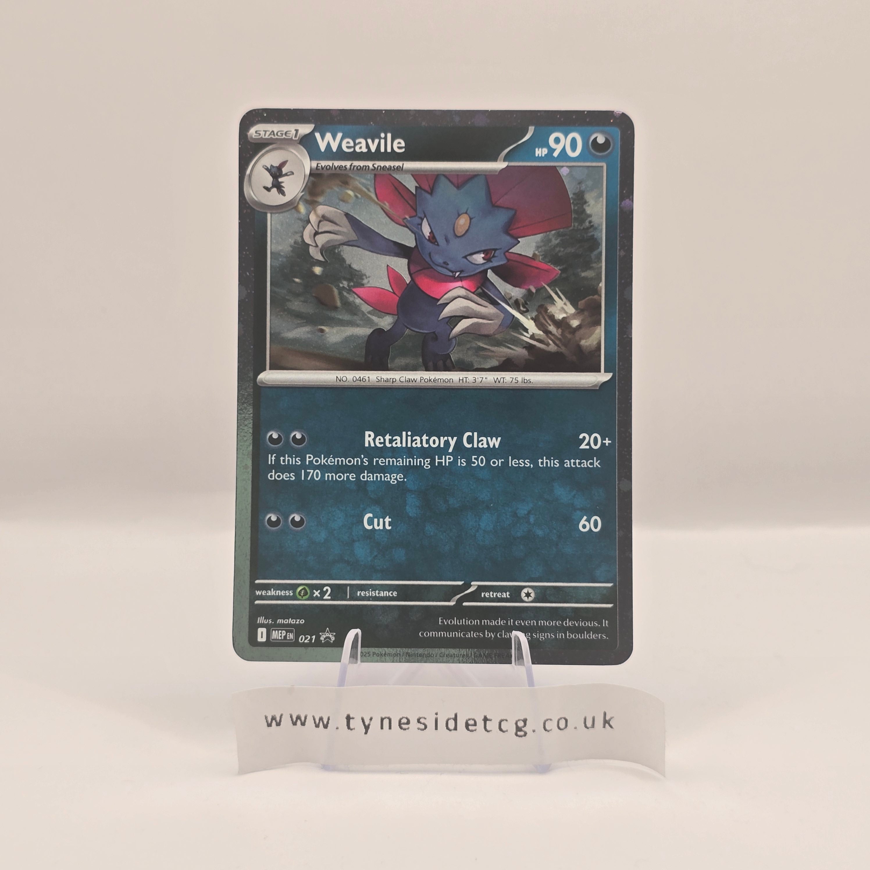 Weavile MEP021 - Mega Evolutions Promos (English Pokemon TCG Single)