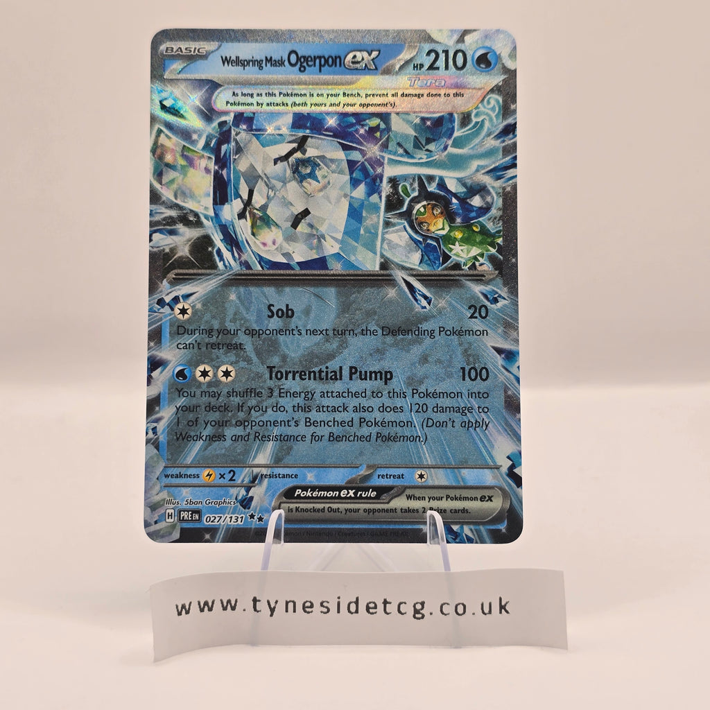 Wellspring Mask Ogerpon EX 027/131 – Prismatic Evolutions (English Single)