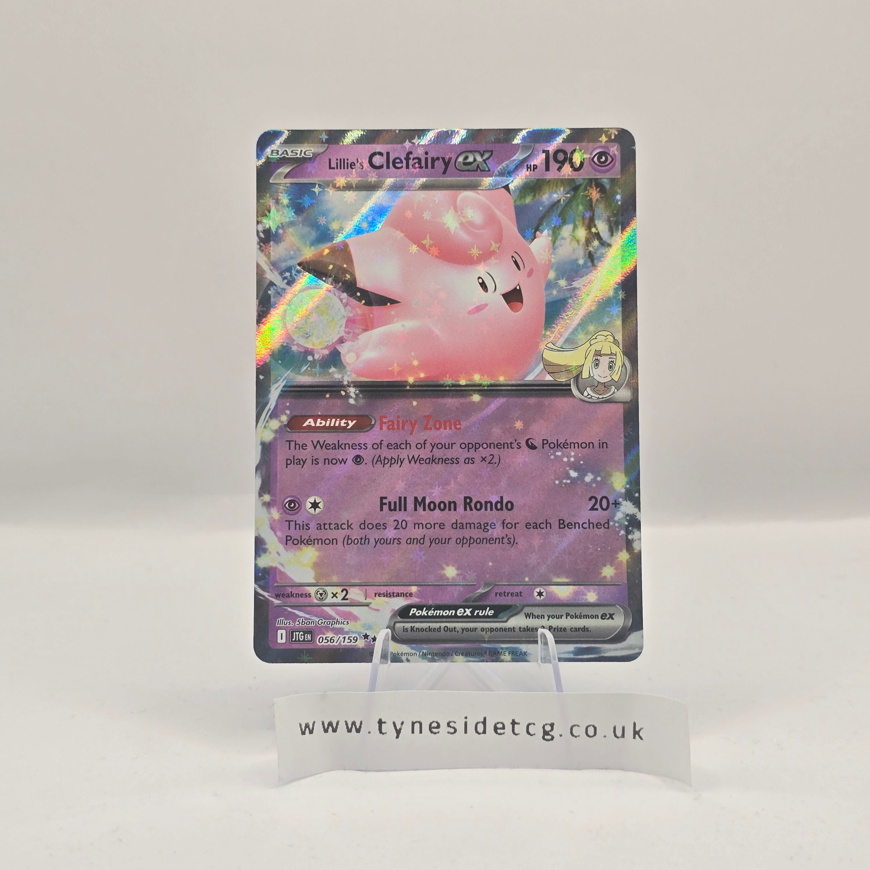 Lillie's Clefairy EX 056/159 – Journey Together (English Single)