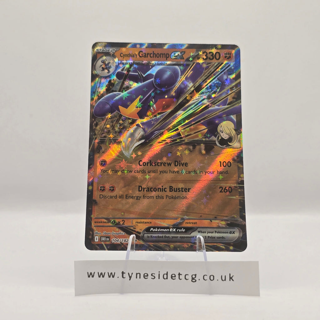 Cynthia’s Garchomp ex 104/182 – Destined Rivals (English Single)