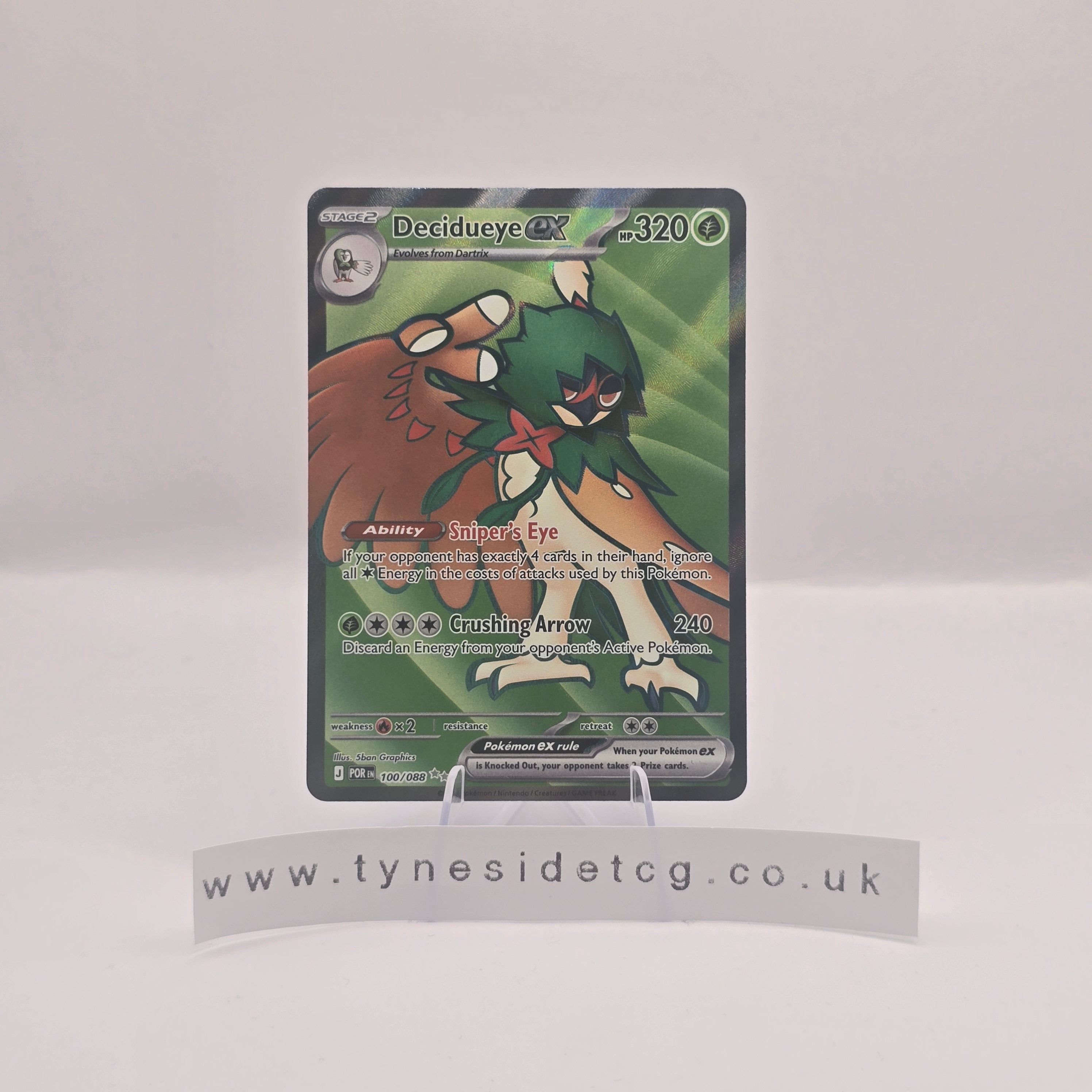 Decidueye ex 100/088 - Perfect Order (English Single)