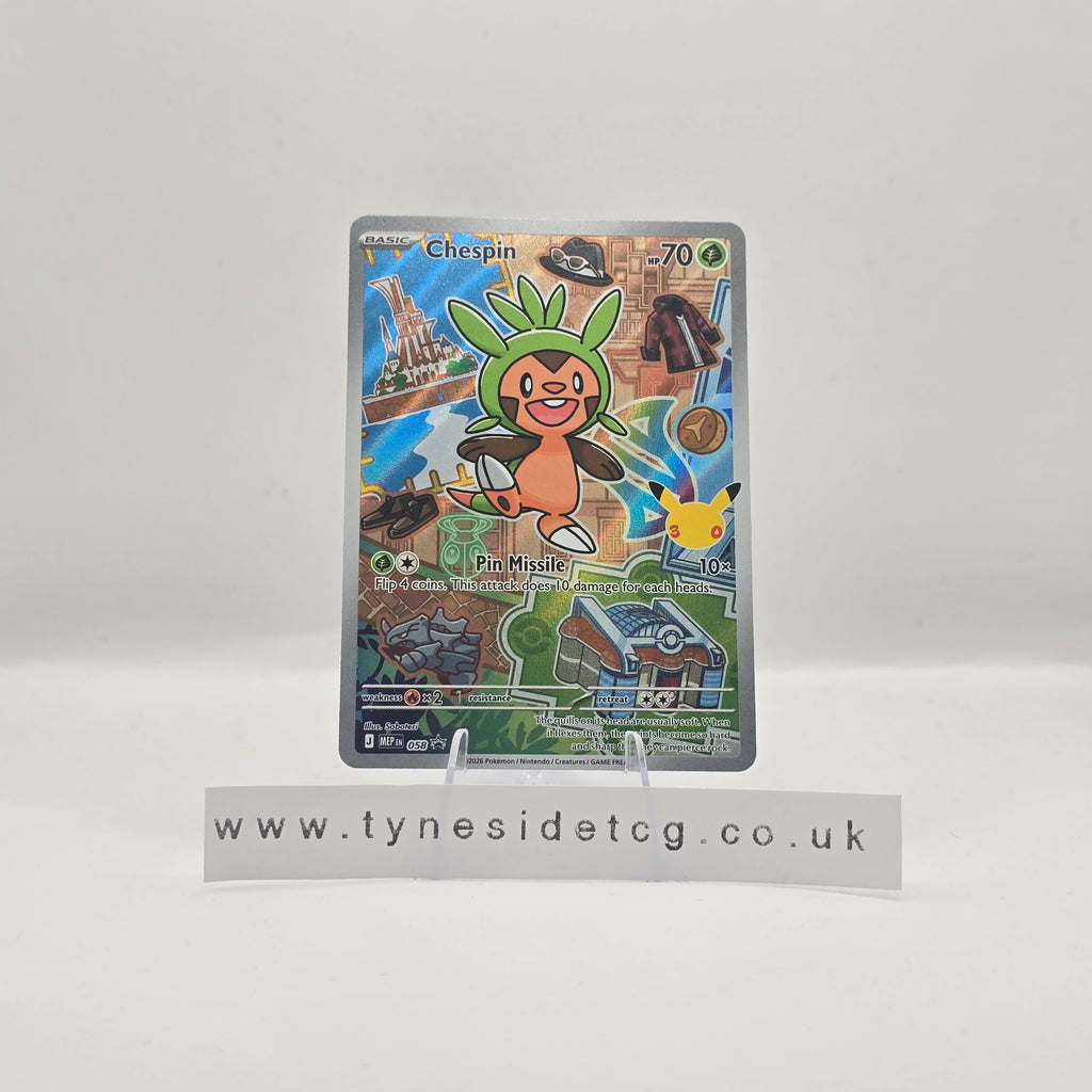 Chespin MEP058 - Mega Evolutions Promos (English Single)
