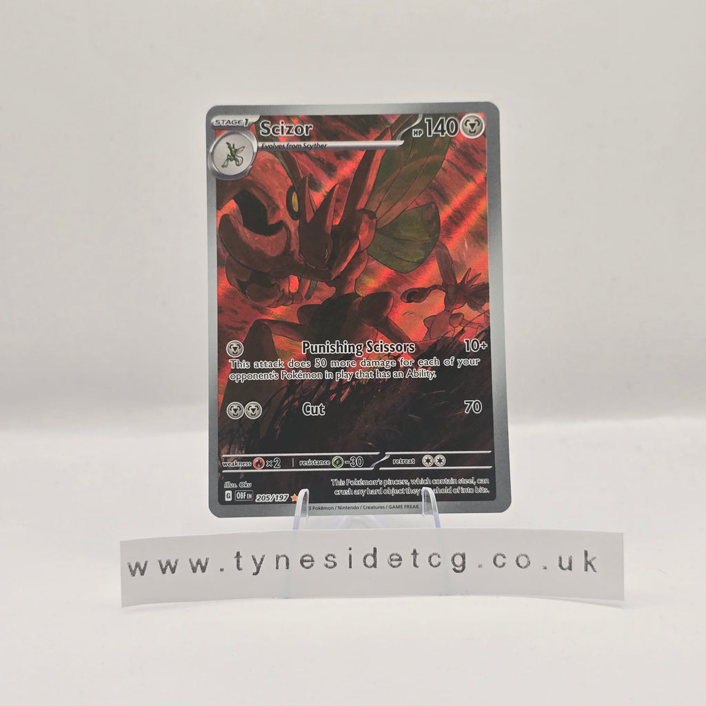 Scizor 205/197 - Obsidian Flames (English Single)