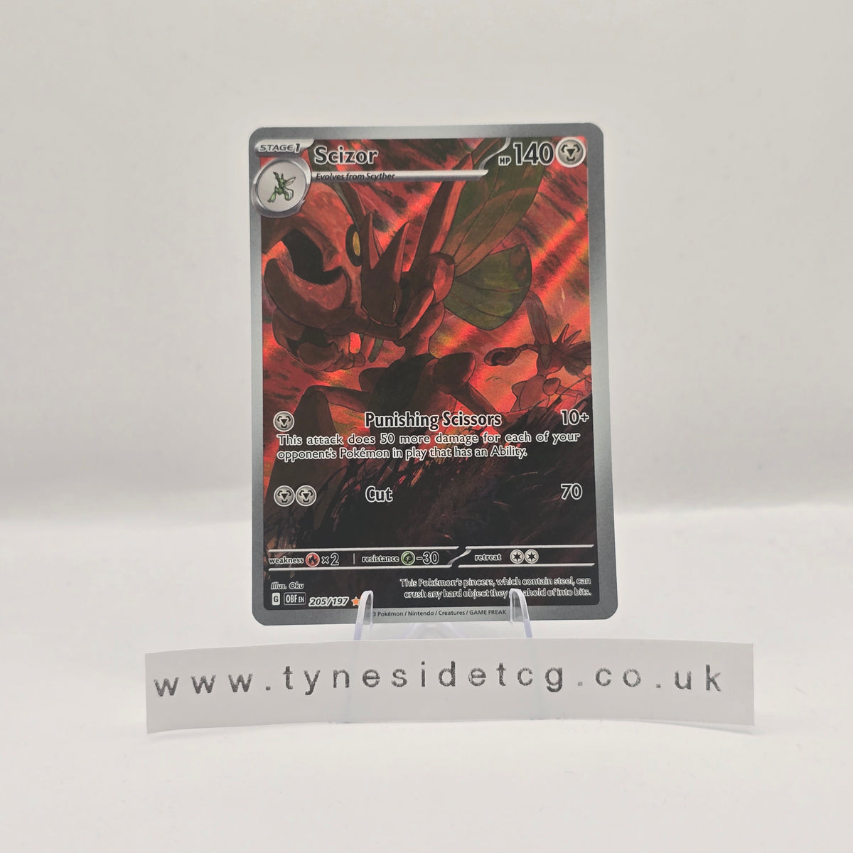 Scizor 205/197 - Obsidian Flames (English Single)