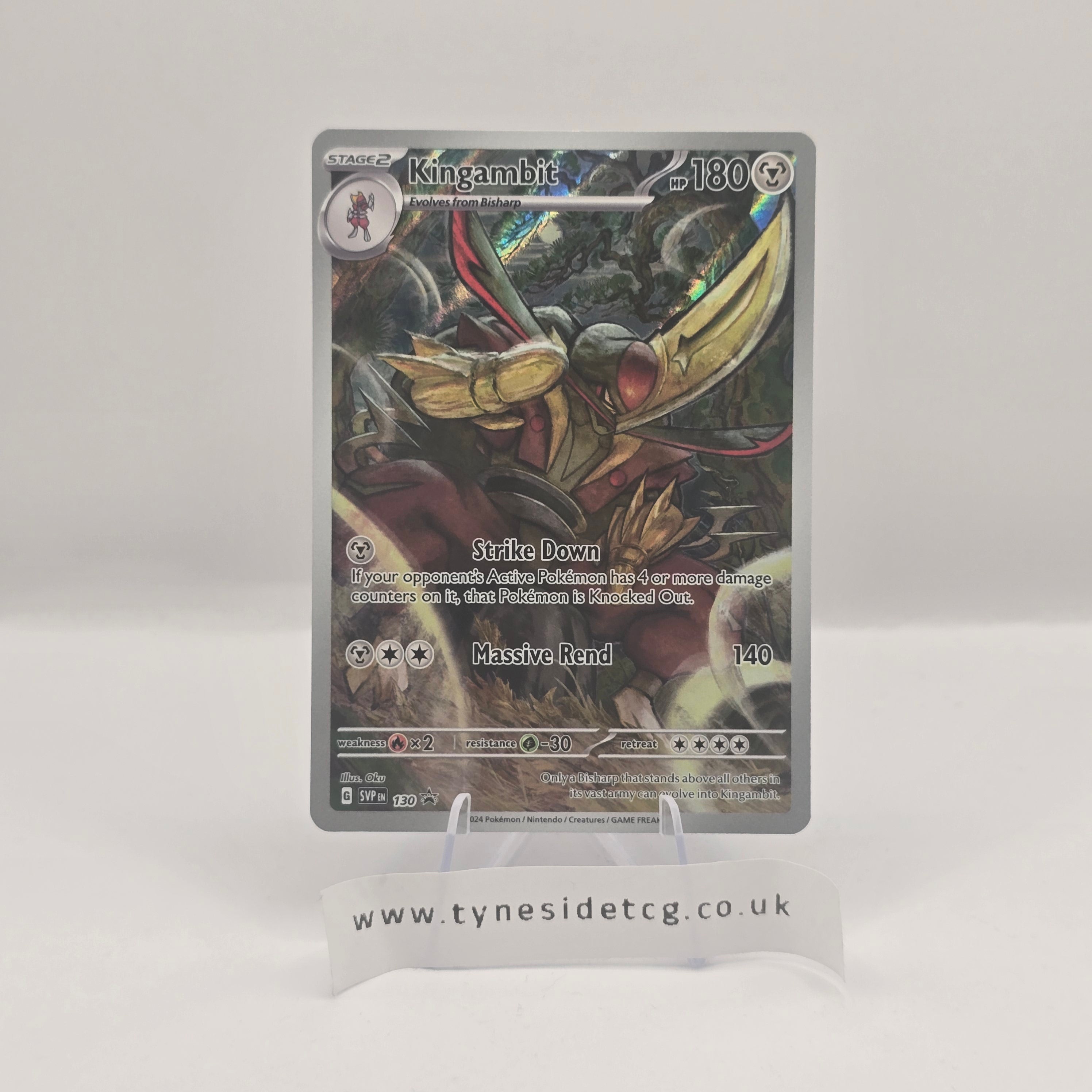 Kingambit SVP130 – Scarlet & Violet Promo (English Single)