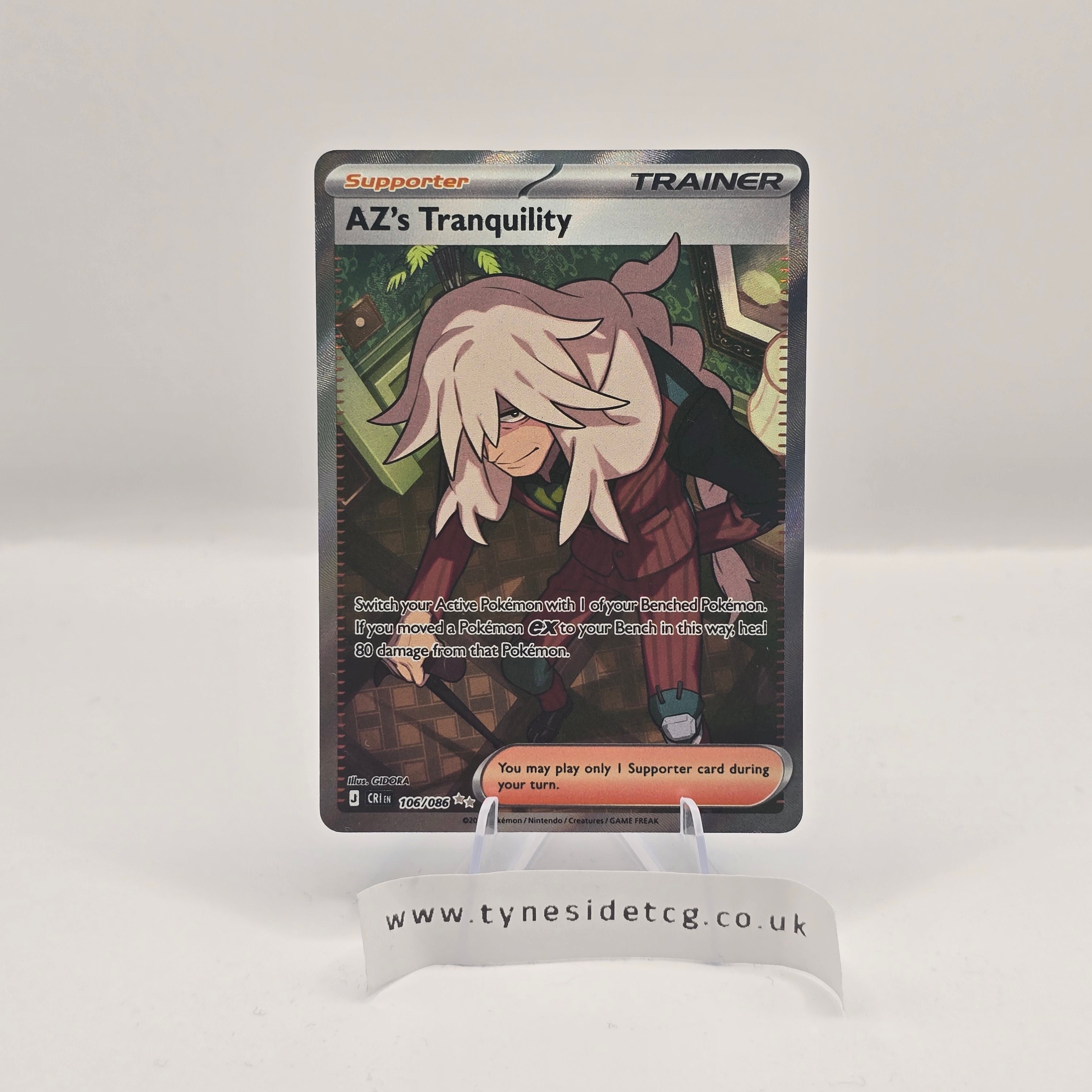 AZ's Tranquility 106/086 – Chaos Rising (English Single) (Slight Ding On Front Top Reflects Price)