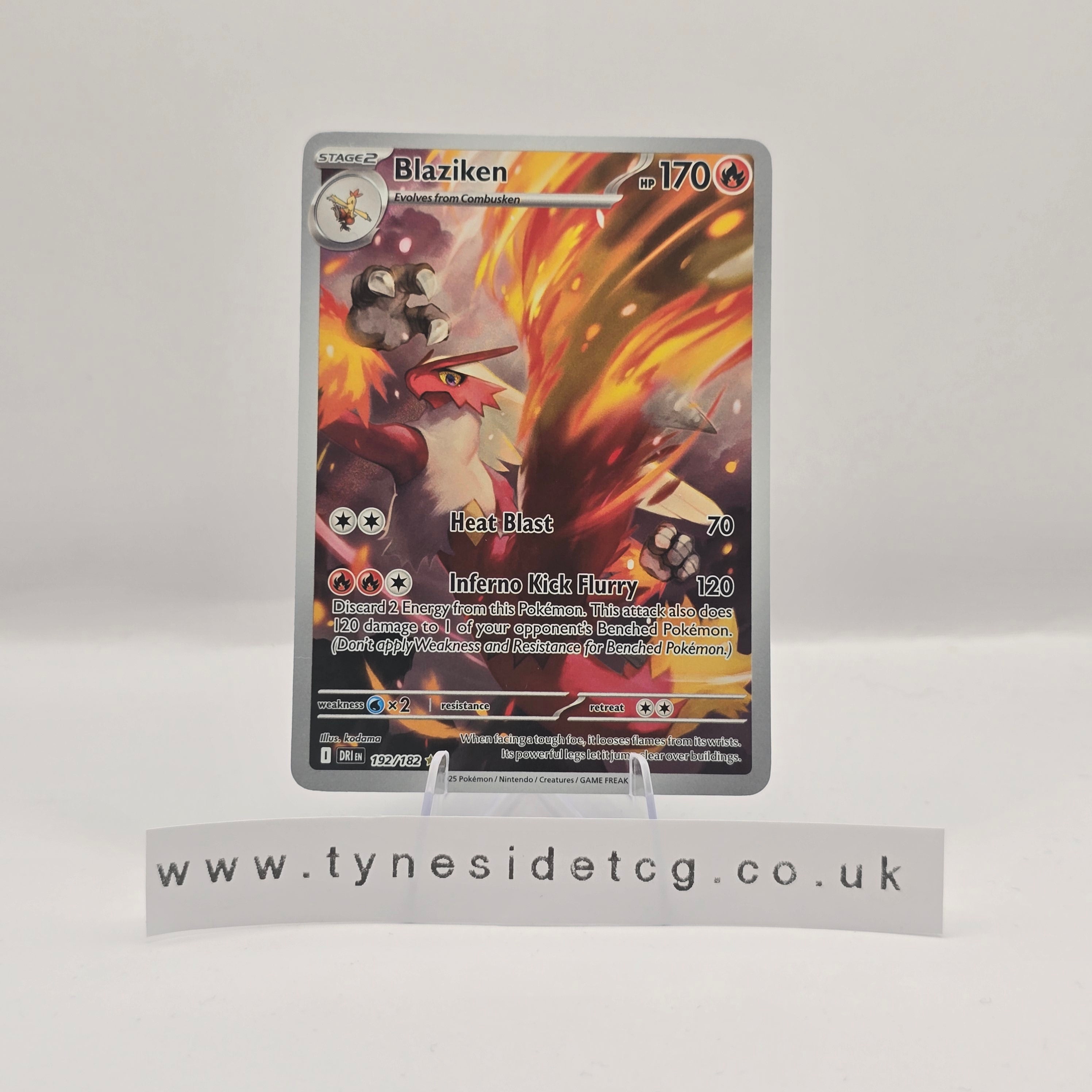Blaziken 192/182 - Destined Rivals (English Single)