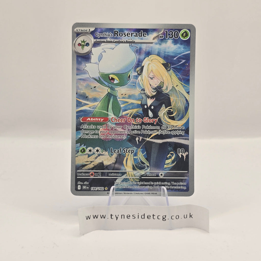 Cynthia's Roserade 184/182 – Destined Rivals (English Single)