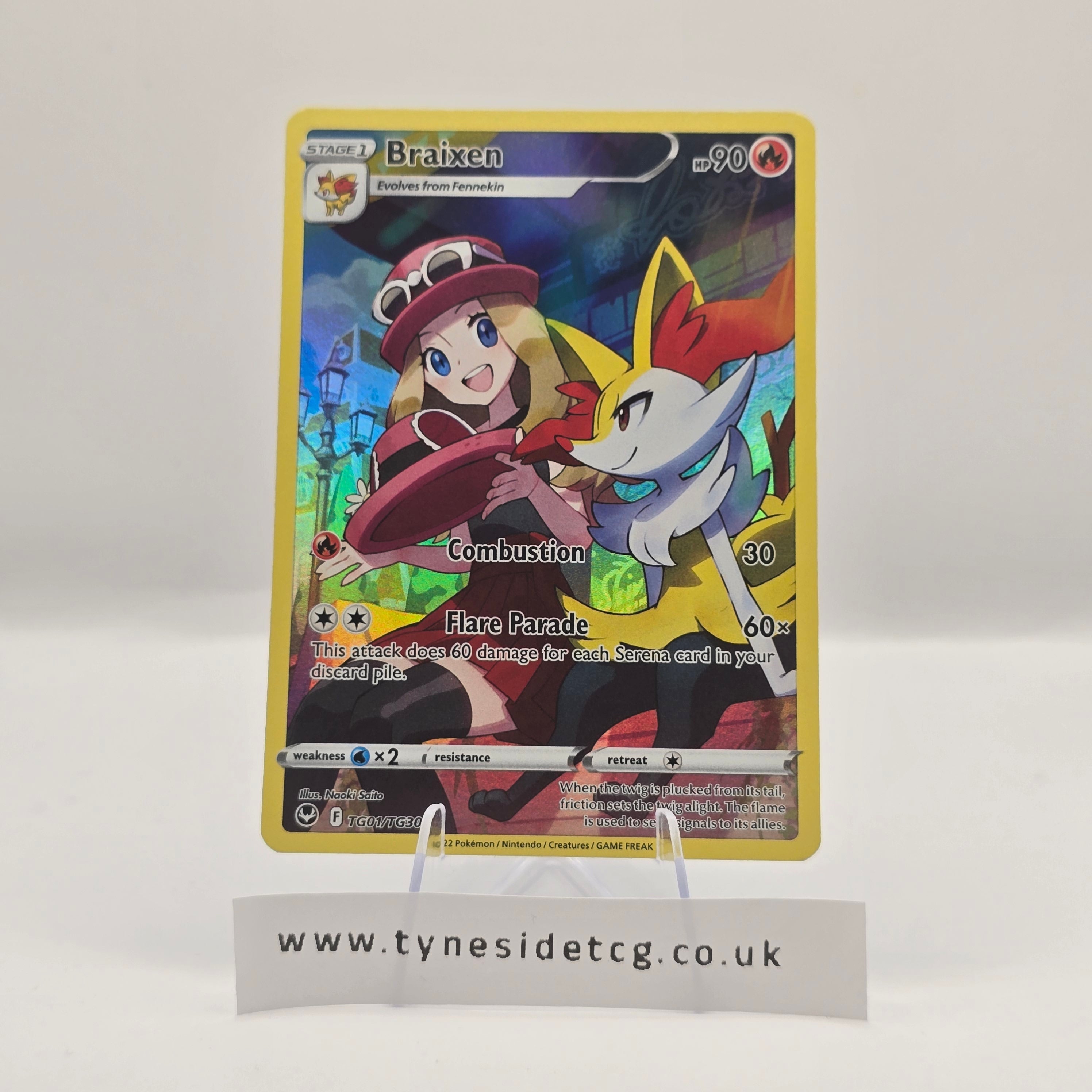 Braixen TG01/TG30 – Silver Tempest (English Single)