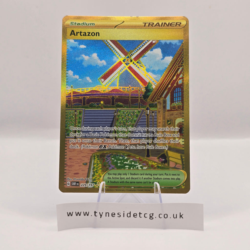 Artazon Gold 229/197 – Obsidian Flames (English Single)