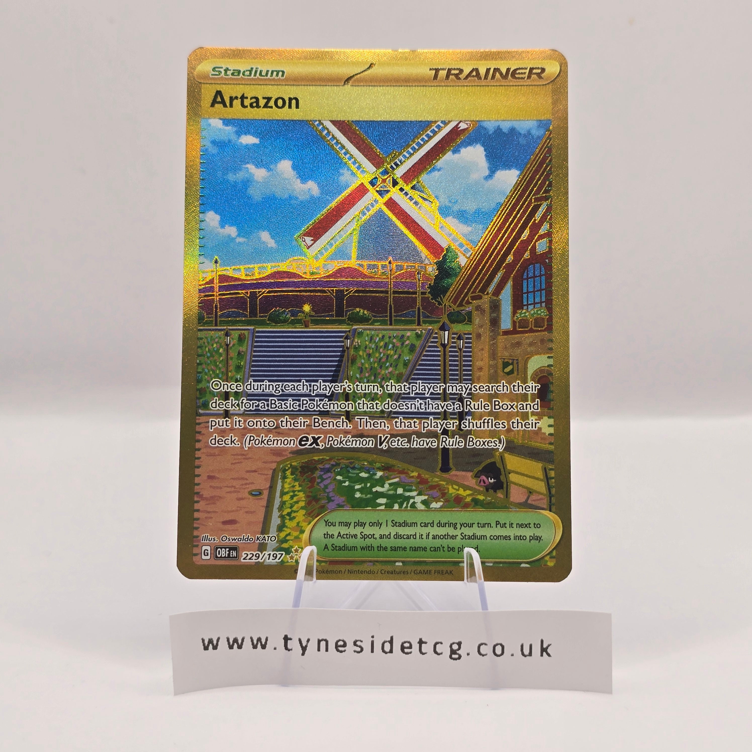 Artazon Gold 229/197 – Obsidian Flames (English Single)