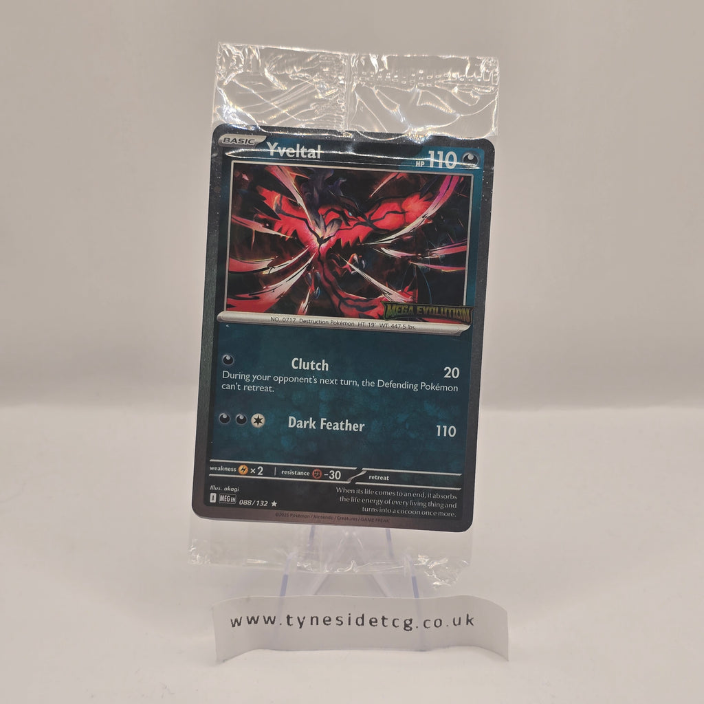 Yveltal 088/132 – Mega Evolution (Stamped Sealed Promo) (English Single)