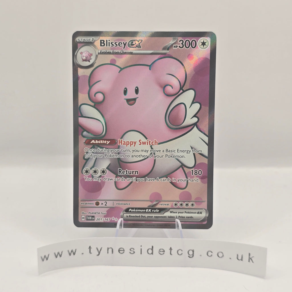 Blissey ex 201/167 - Twilight Masquerade (English Single)
