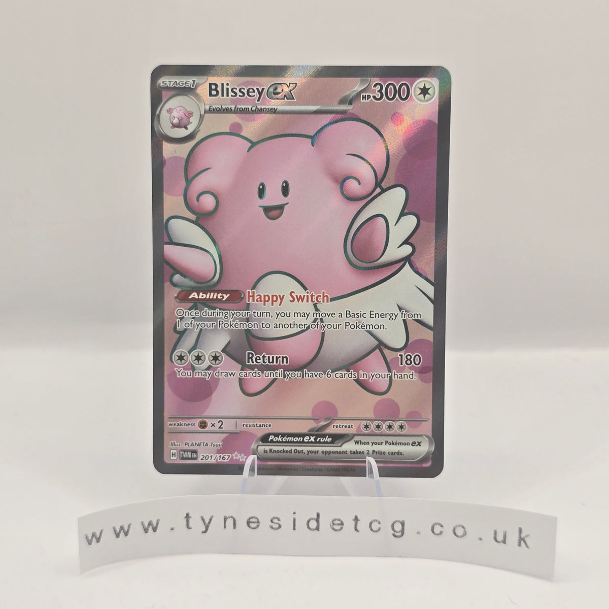 Blissey ex 201/167 - Twilight Masquerade (English Single)
